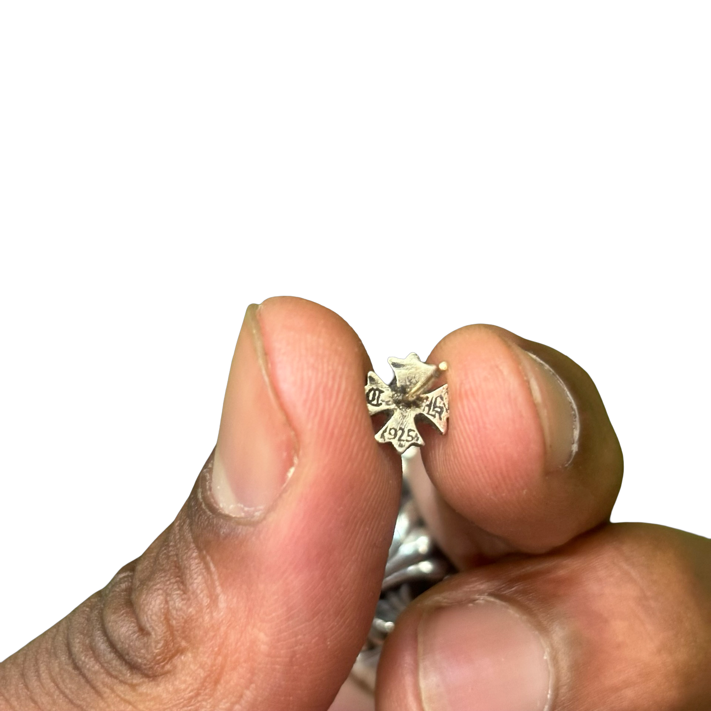 Chrome Hearts Plus Stud Earrings