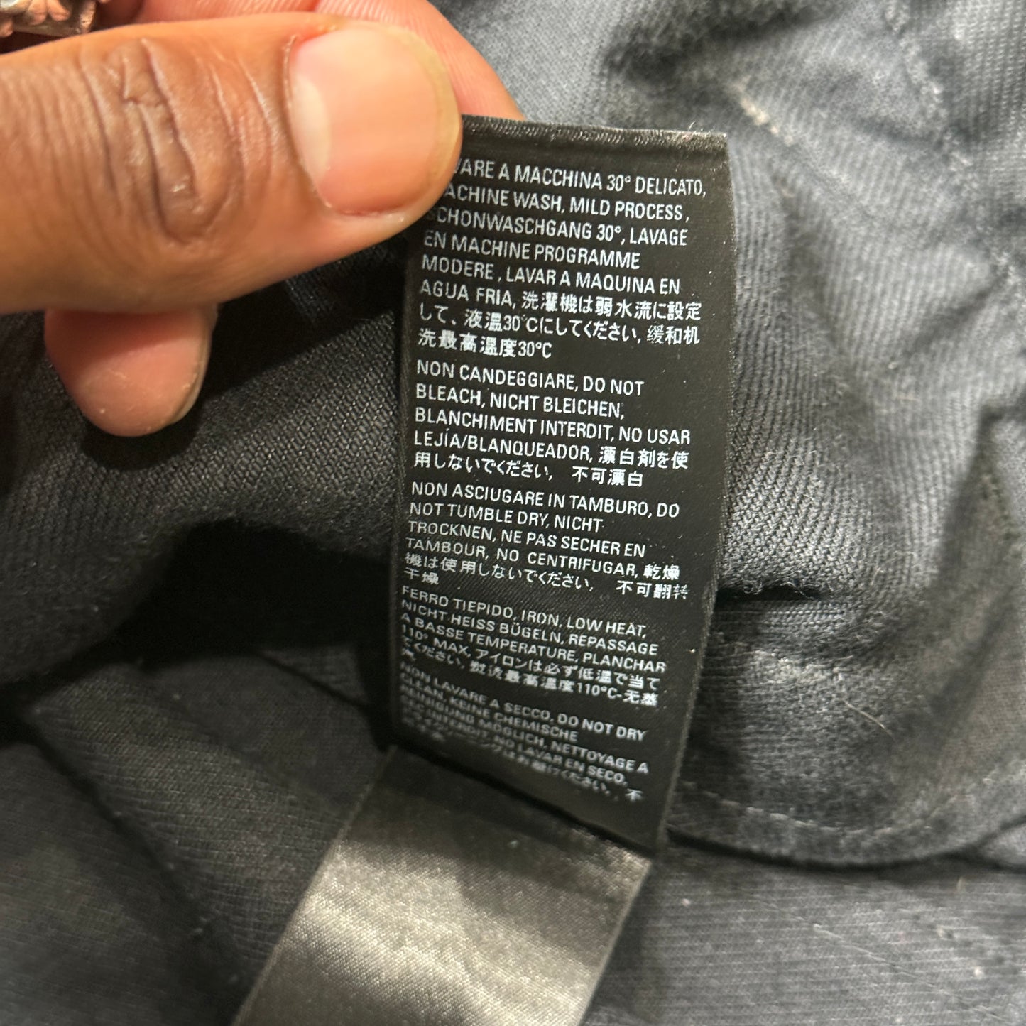 Balenciaga Denim Paris Logo Jacket
