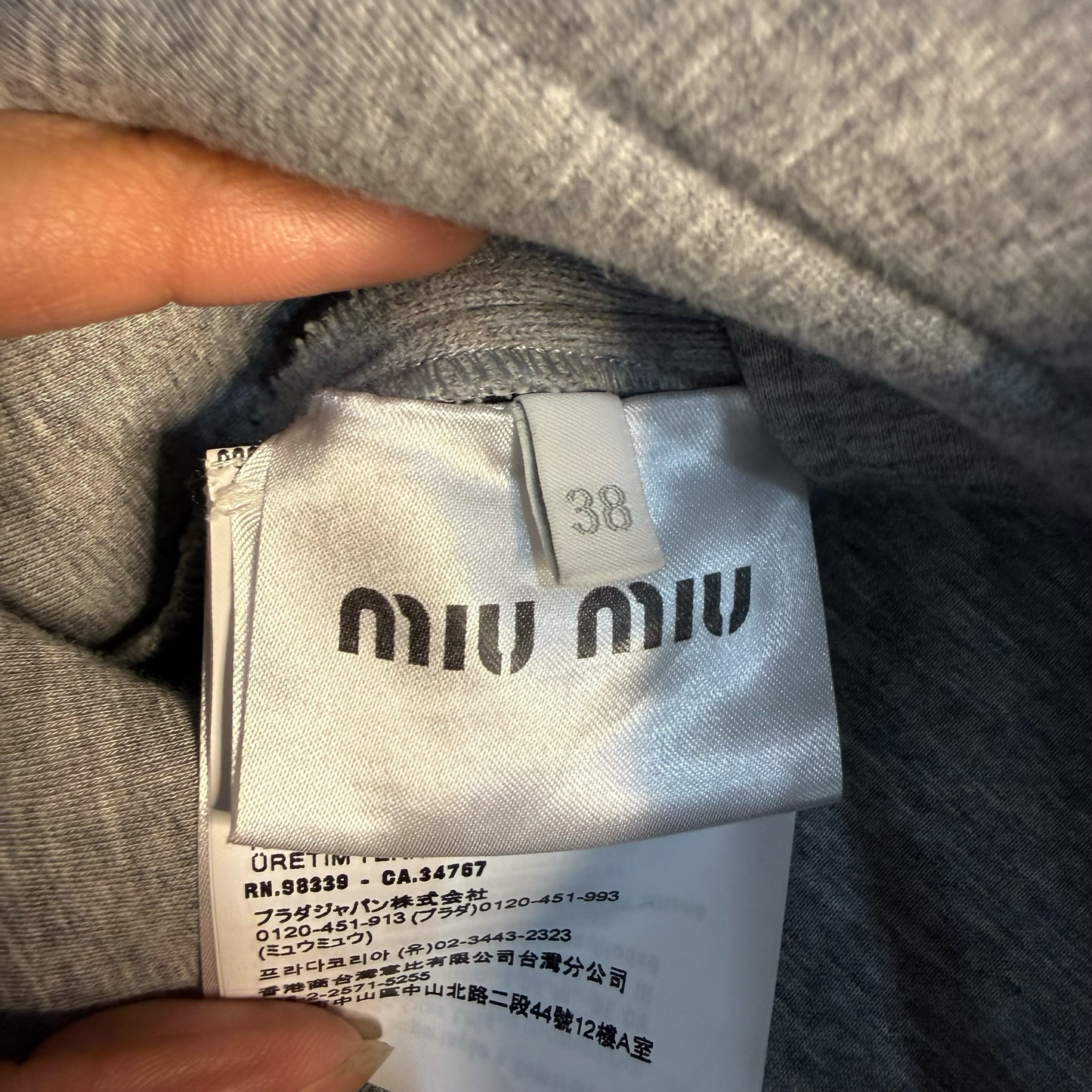 Miu Miu Jersey Blouson Jacket