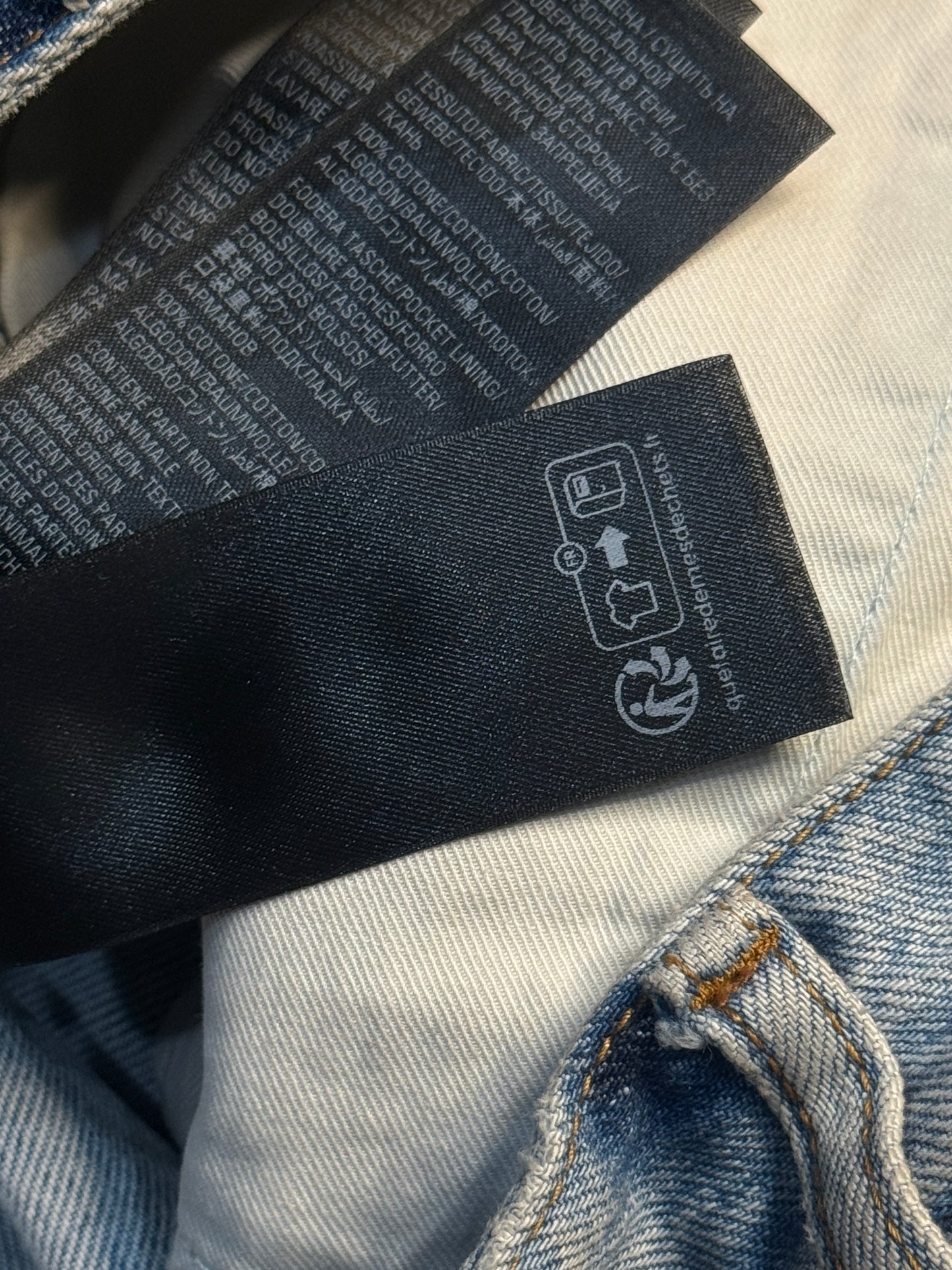 Balenciaga Light Washed Flared Denim