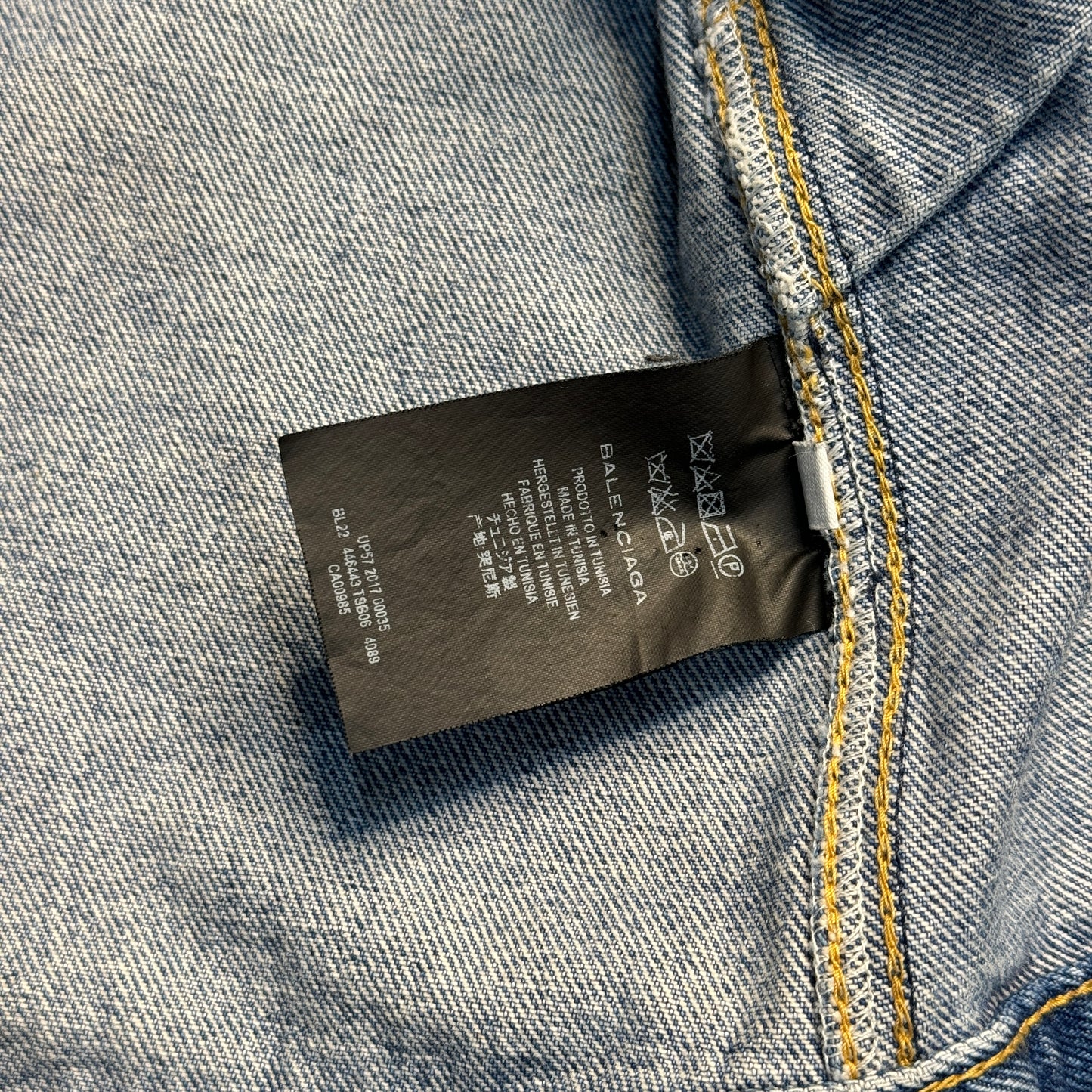 Balenciaga Denim Swing Jacket