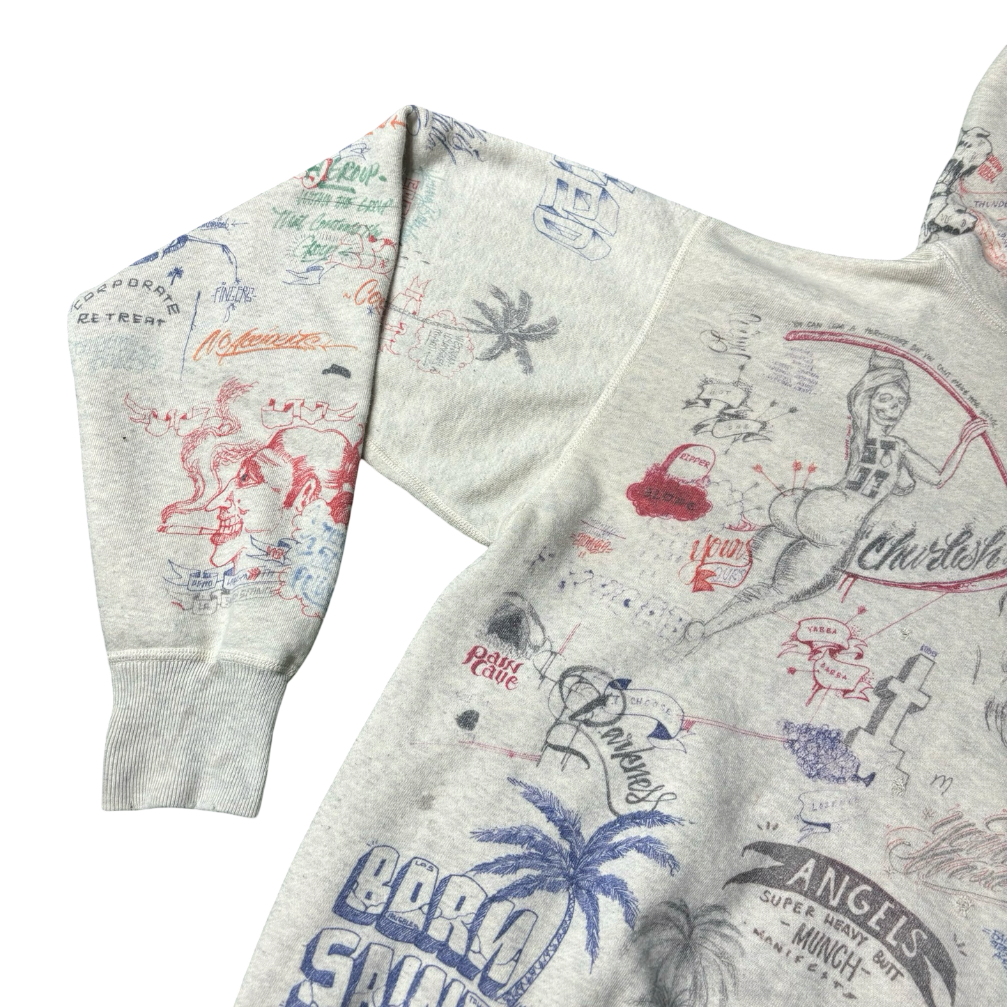 Saint Michael LA Graffiti Hoodie