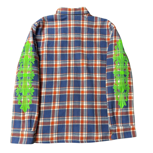 Chrome Hearts Floral Padded Flannel