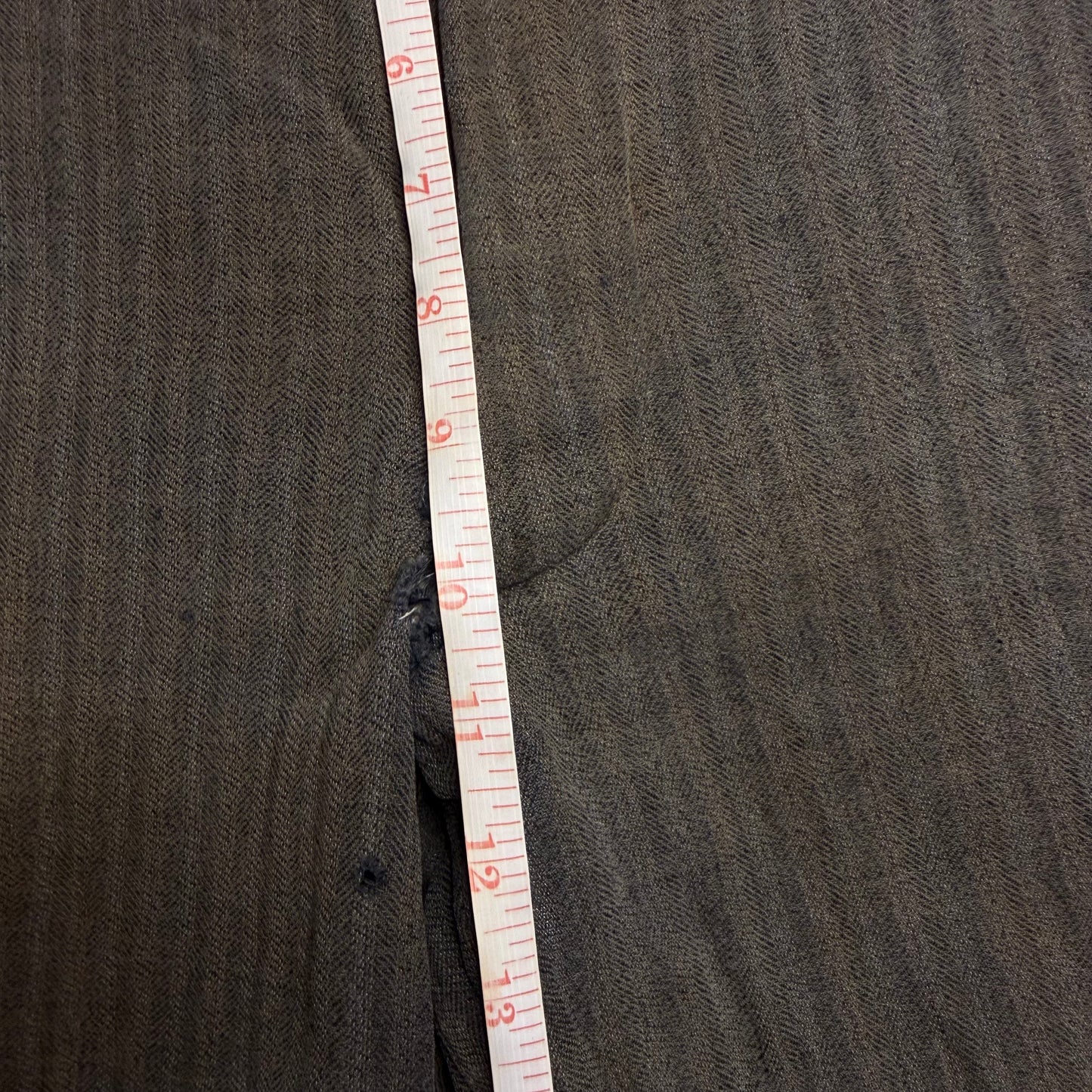 Vintage Distressed Herringbone Trousers