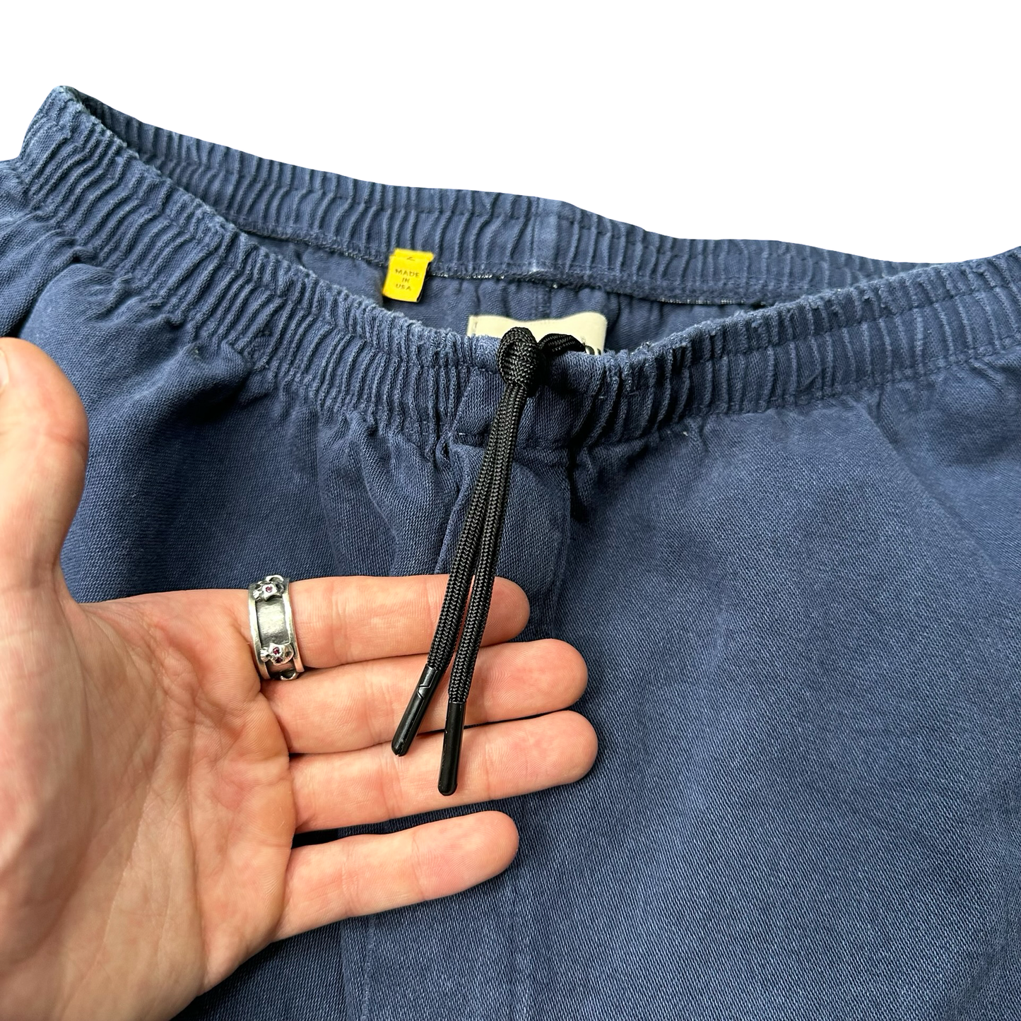 Gallery Dept. Navy Blue Cotton Shorts