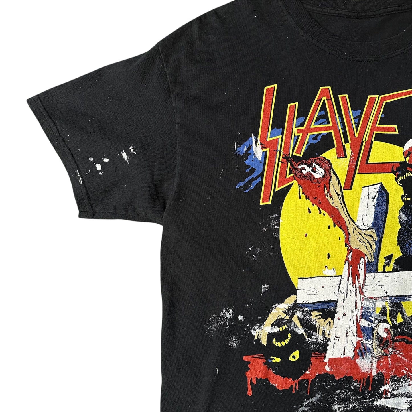 Vintage Paint Splattered Slayer T-shirt