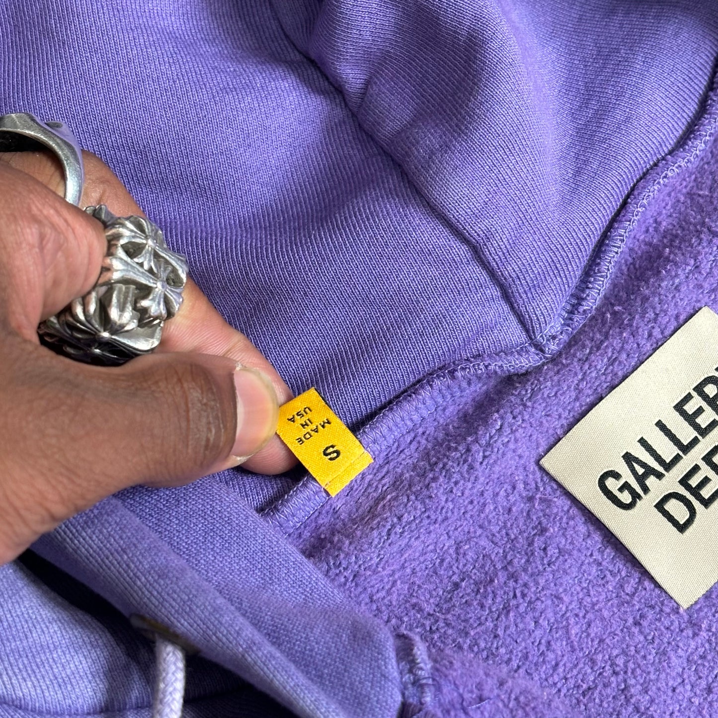 Gallery Dept. Purple Sunfaded Hoodie