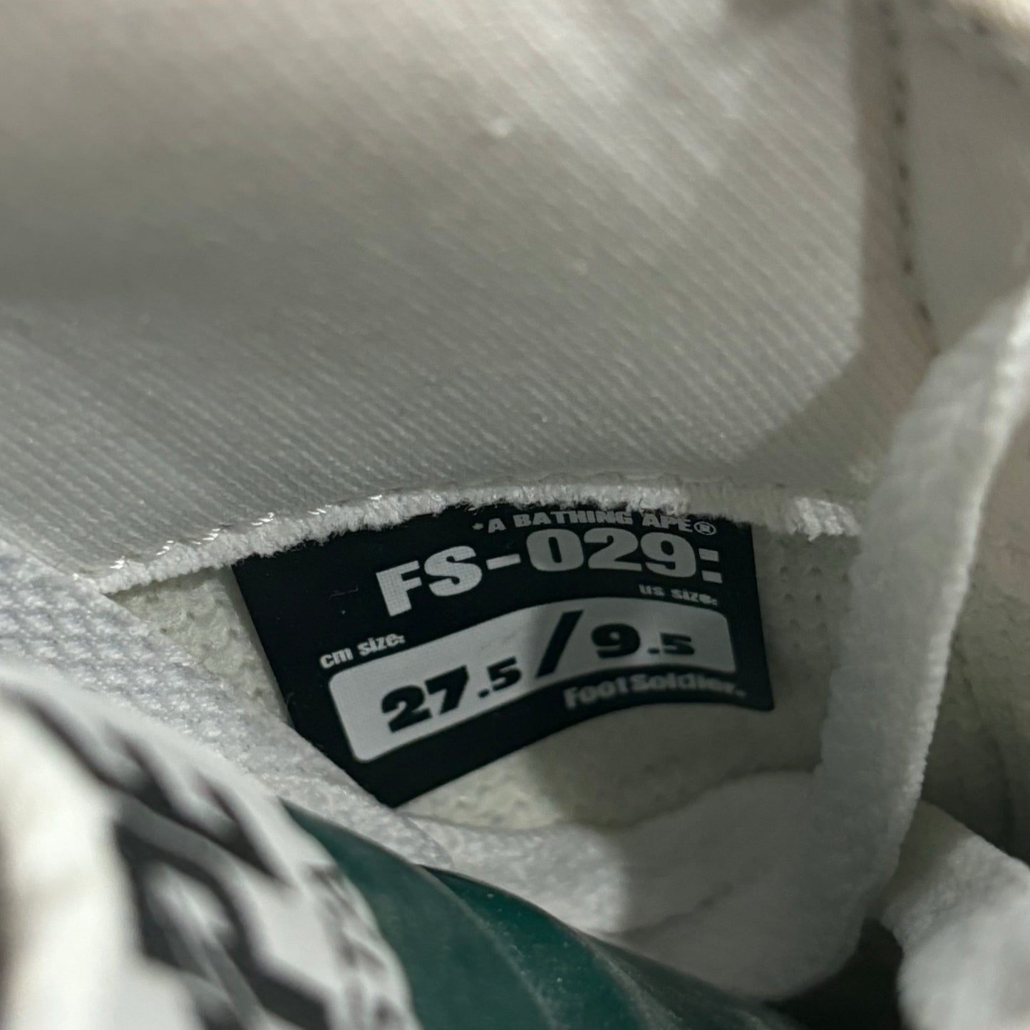 Bape X Kaws Bapesta Chompers