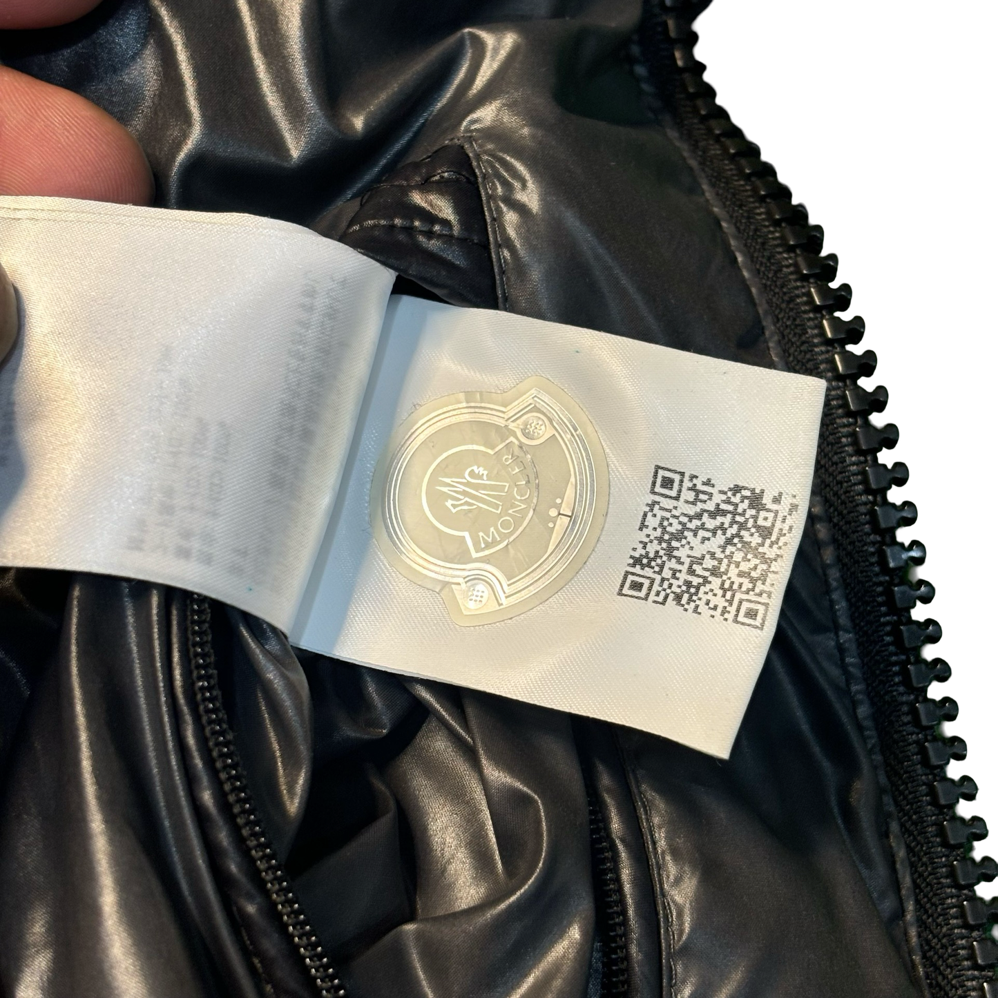 Moncler Black Puffer Coat