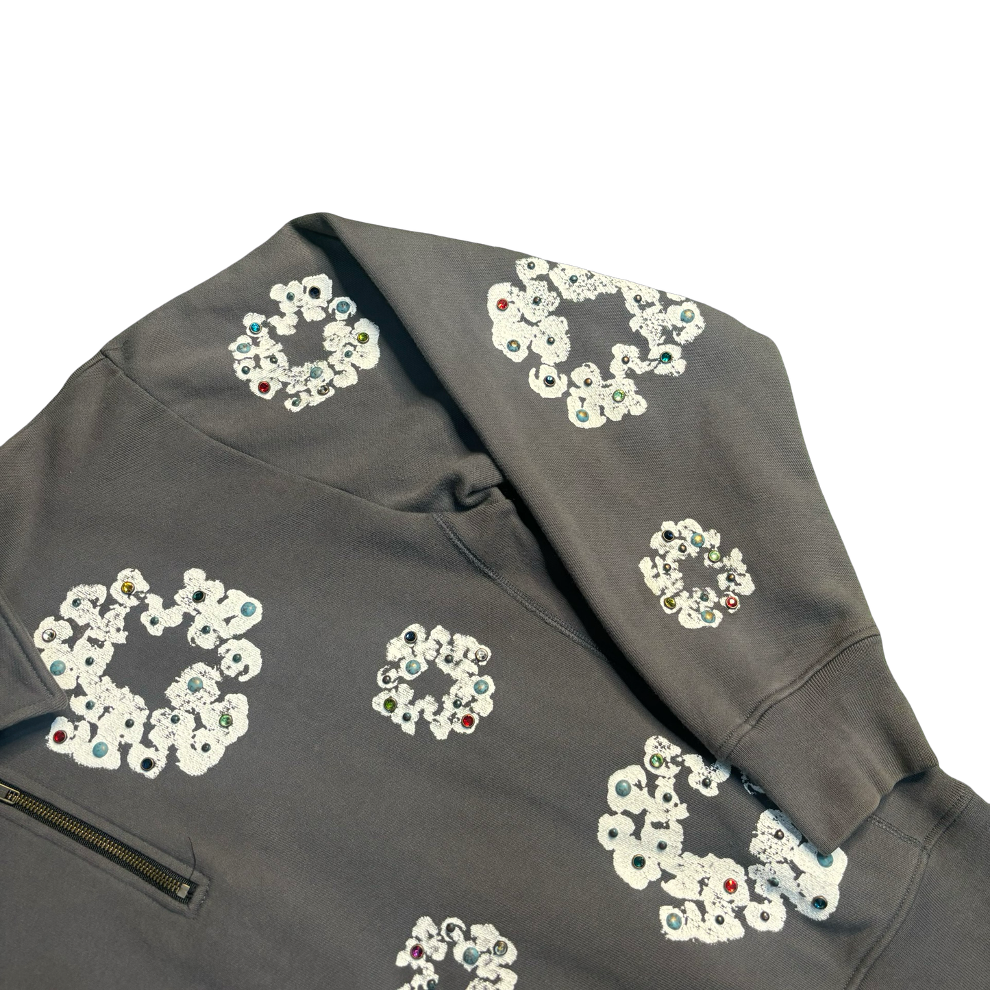 Denim Tears Gemstone Quarter Zip Sweater