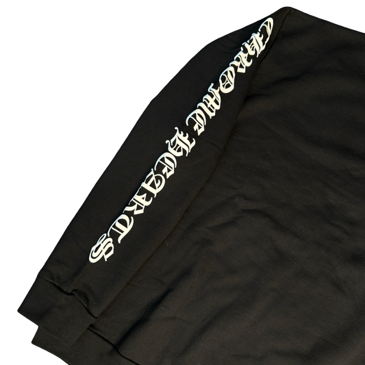 Chrome Hearts Scroll Logo Crewneck