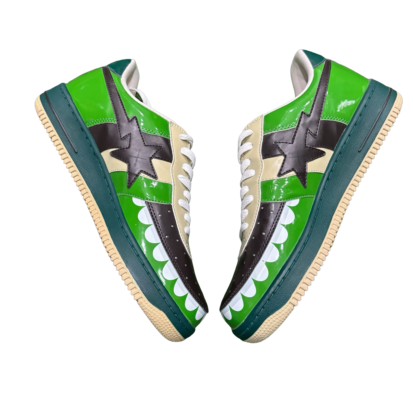 Bape X Kaws Bapesta Chompers