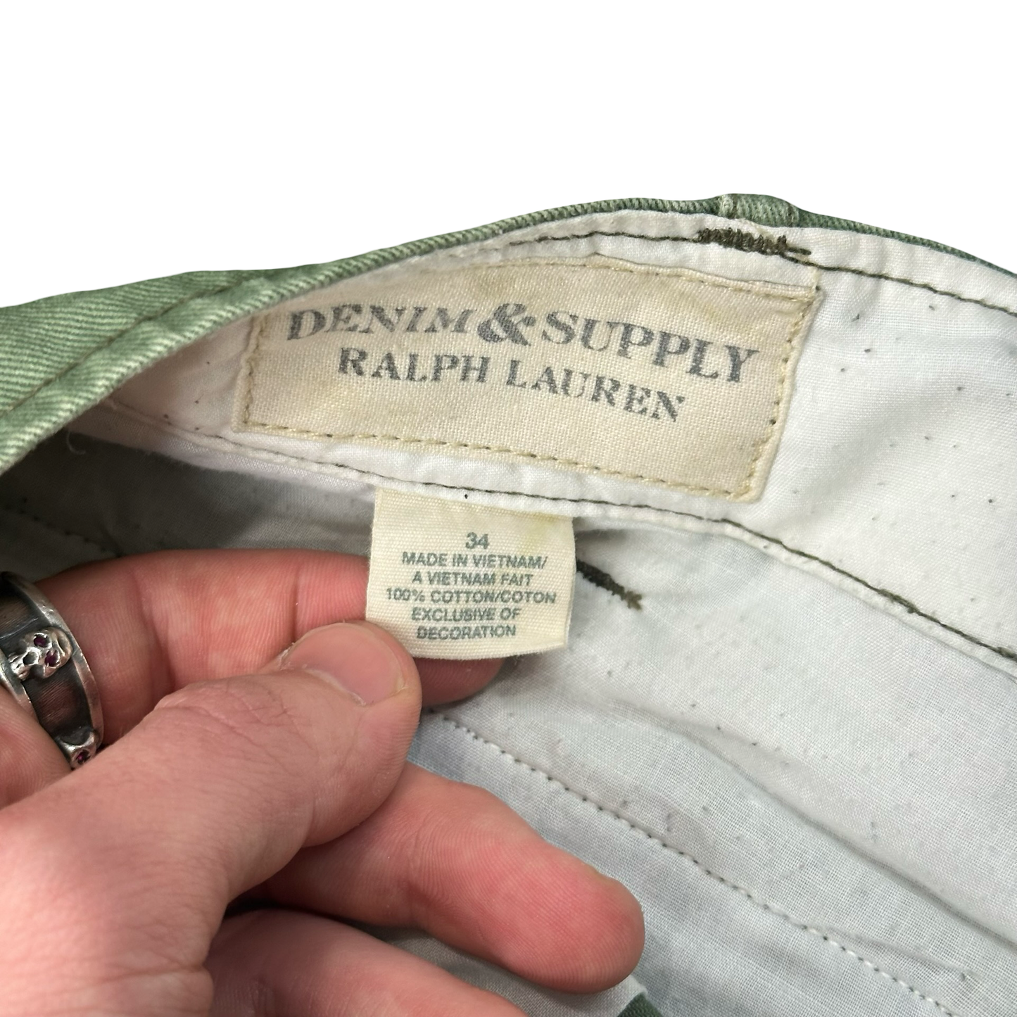 Ralph Lauren Camo Pocket Green Cargo Shorts