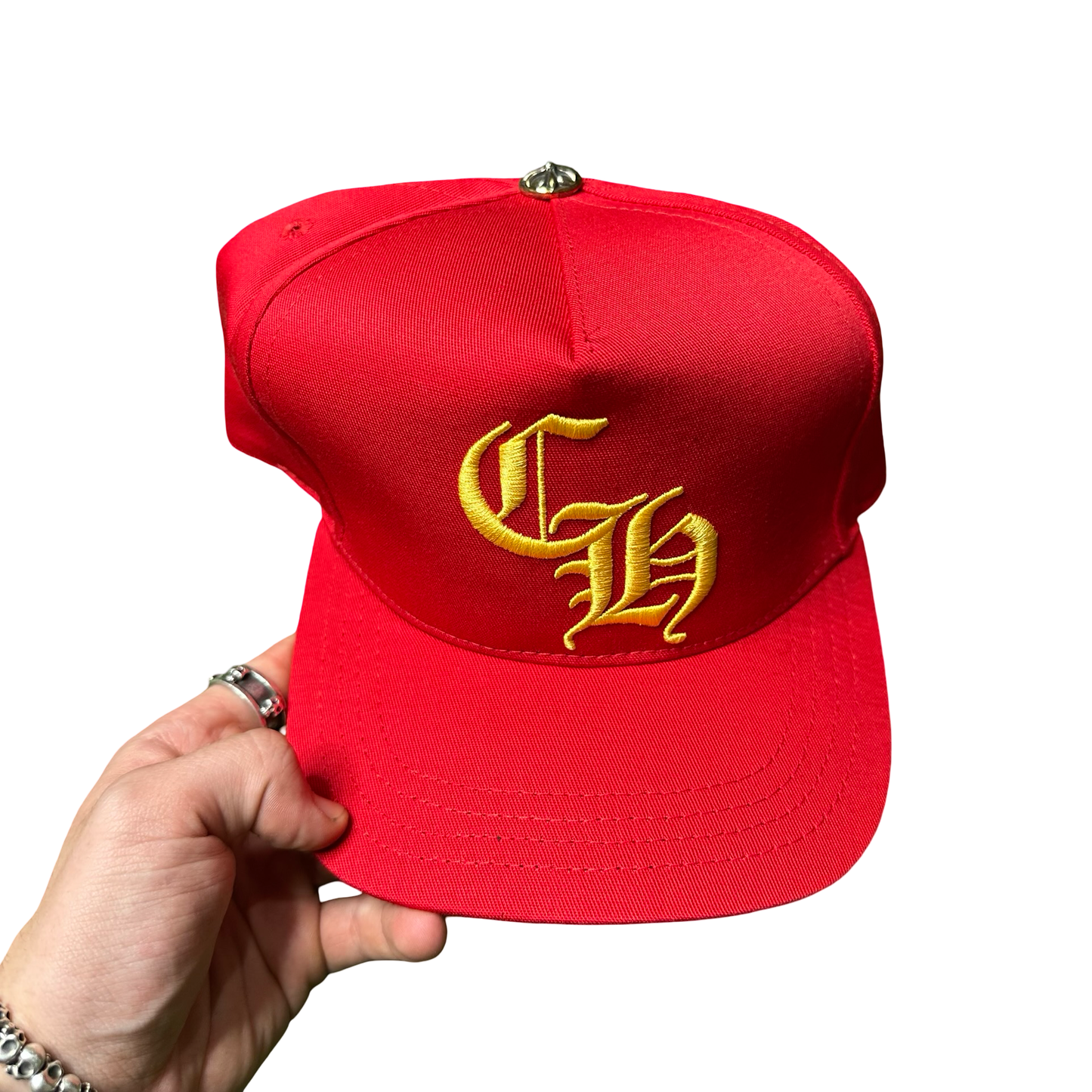 Chrome Hearts Red Trucker Hat