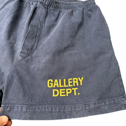 Gallery Dept. Navy Blue Cotton Shorts