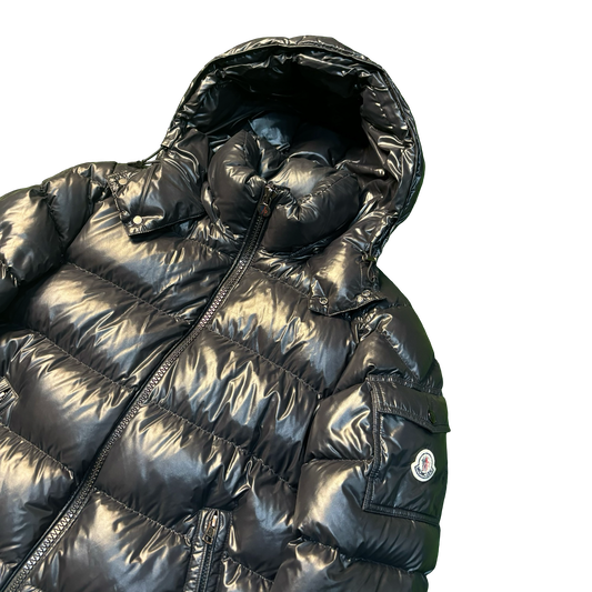 Moncler Black Puffer Coat