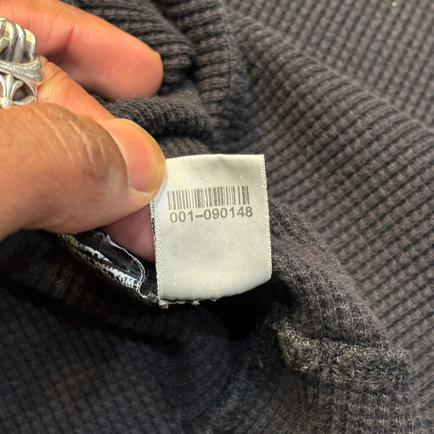 Chrome Hearts Thermal Scroll Logo Longsleeve Shirt