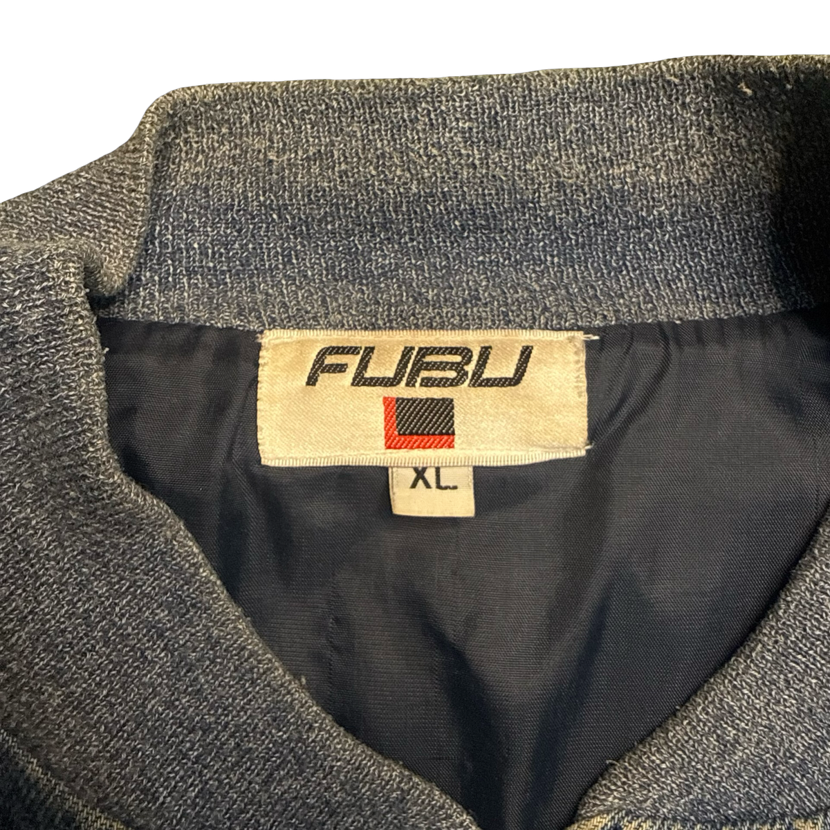 Vintage Fubu Denim Varsity Jacket