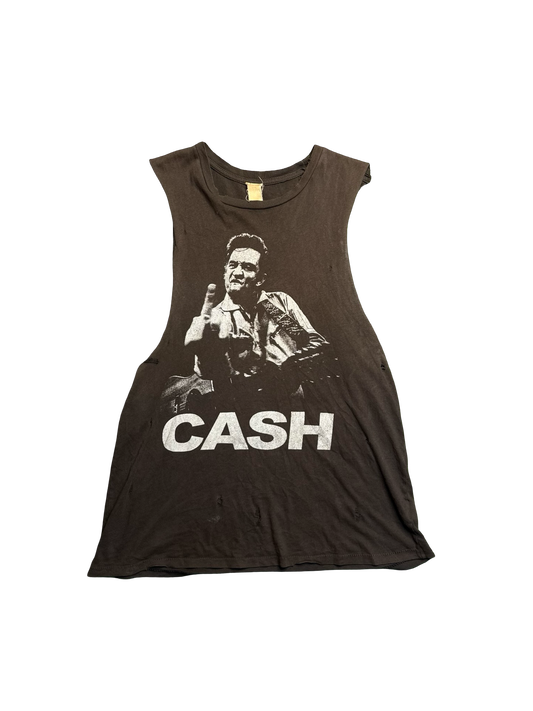 Vintage Johnny Cash “Cash” Cut Off Tee
