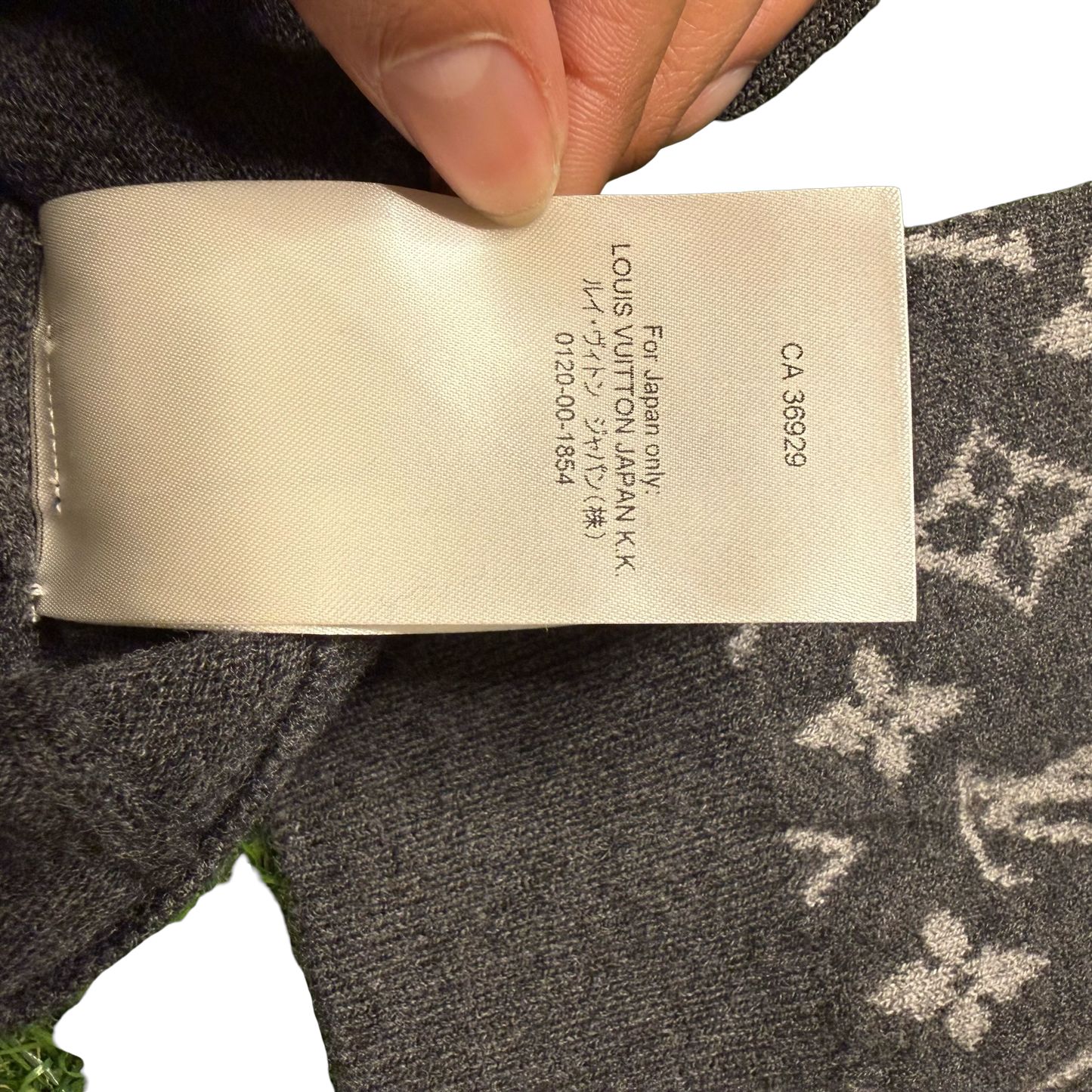 Louis Vuitton Monogram Mix Cashmere Cardigan