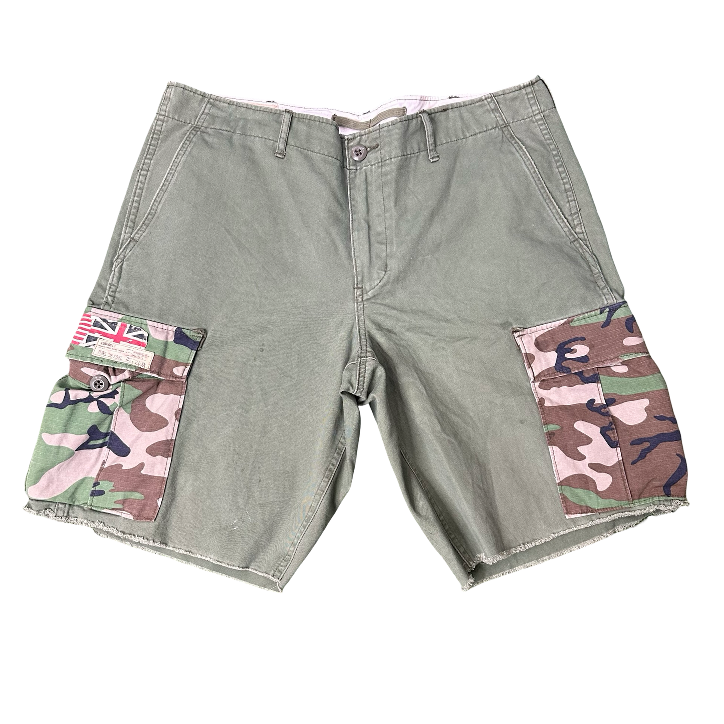 Ralph Lauren Camo Pocket Green Cargo Shorts
