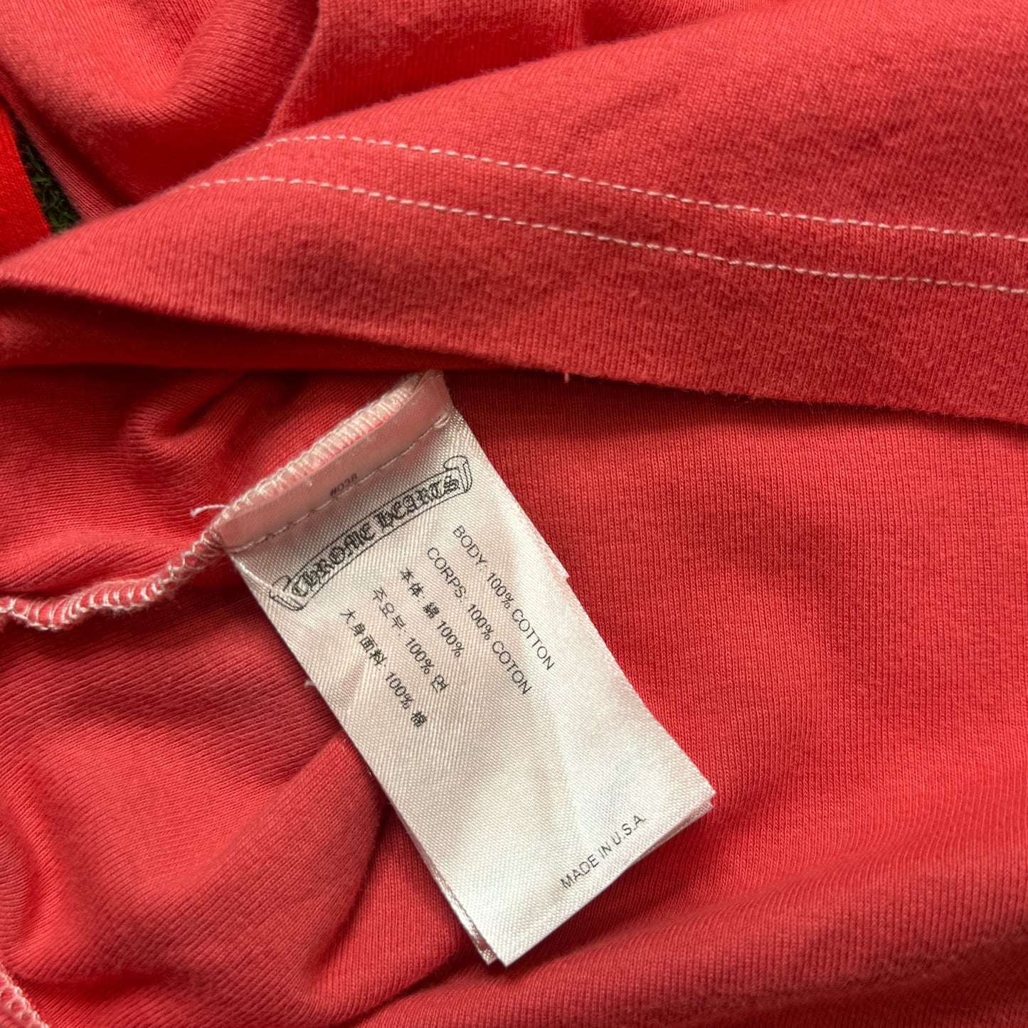 Chrome Hearts Red Baseball Shirt