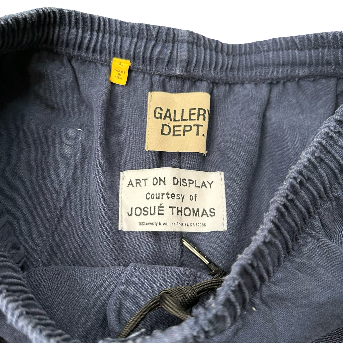Gallery Dept. Navy Blue Cotton Shorts