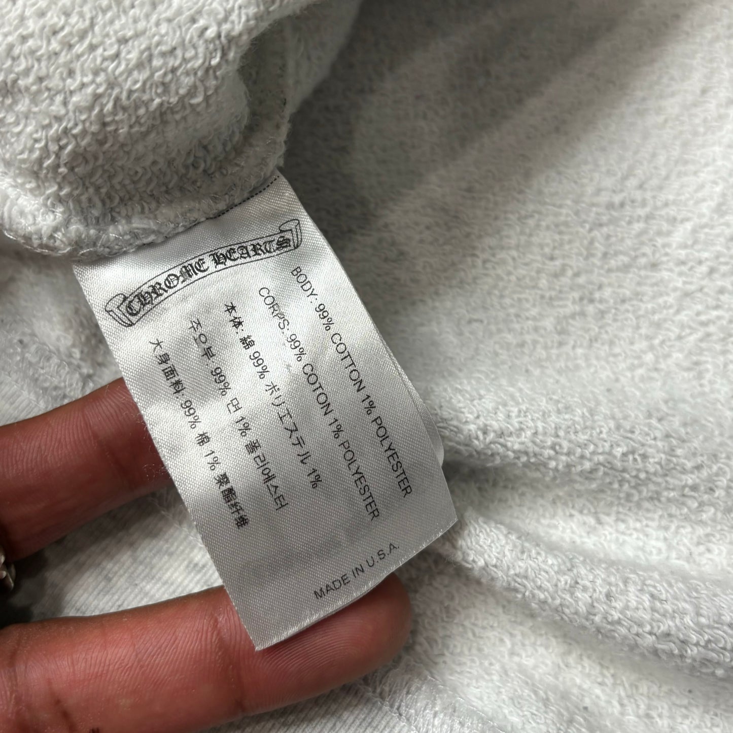Chrome Hearts Matty Boy Grey Sweater