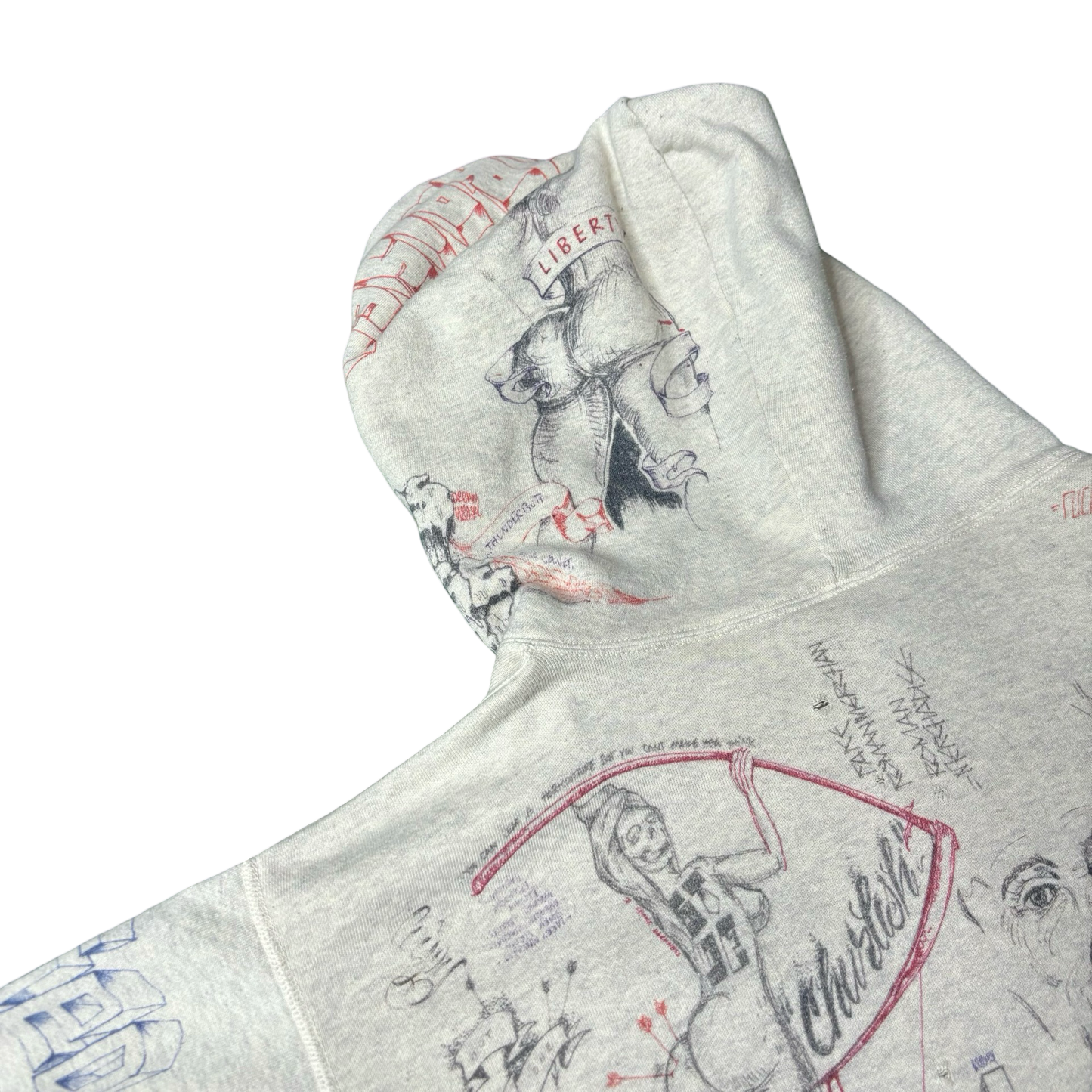 Saint Michael LA Graffiti Hoodie
