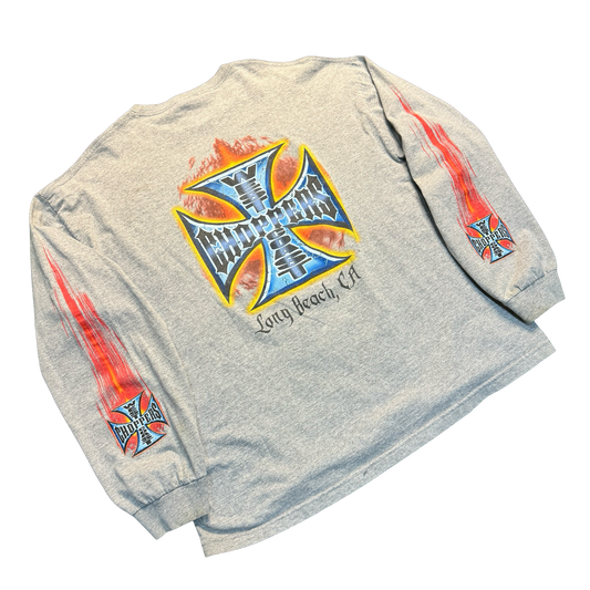 Vintage West Coast Choppers Grey Longsleeve Shirt