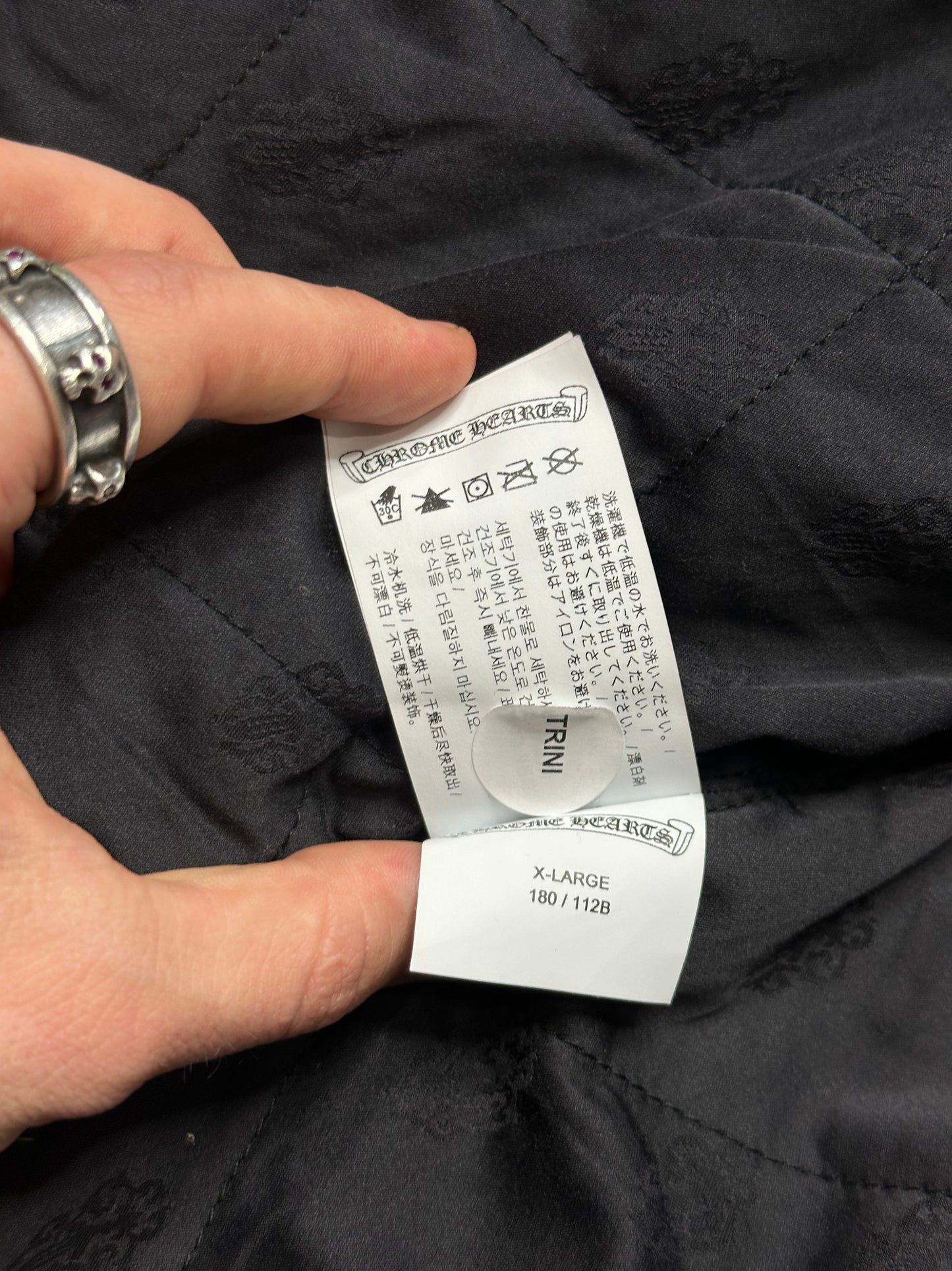 Chrome Hearts Work Dog Padded Flannel