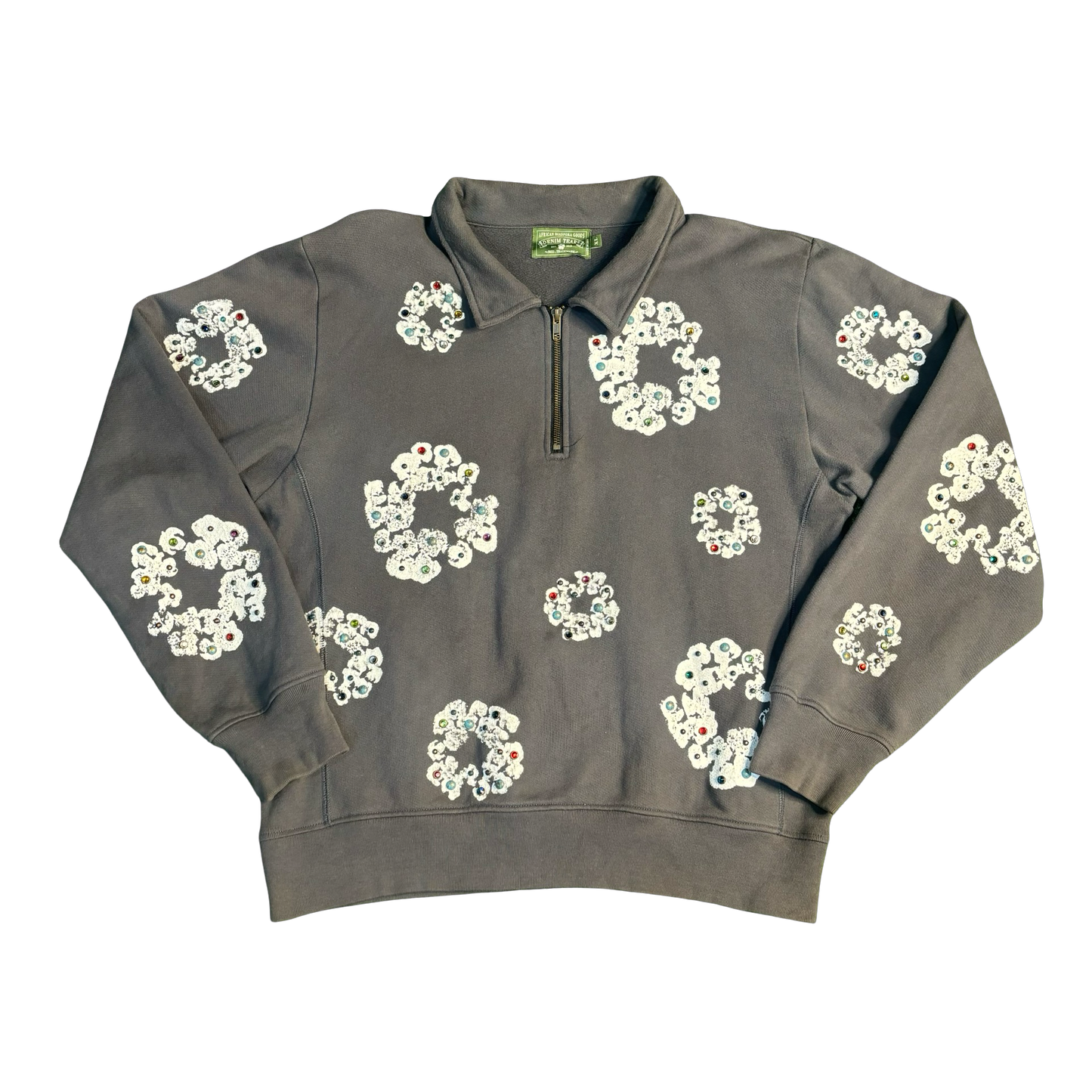 Denim Tears Gemstone Quarter Zip Sweater
