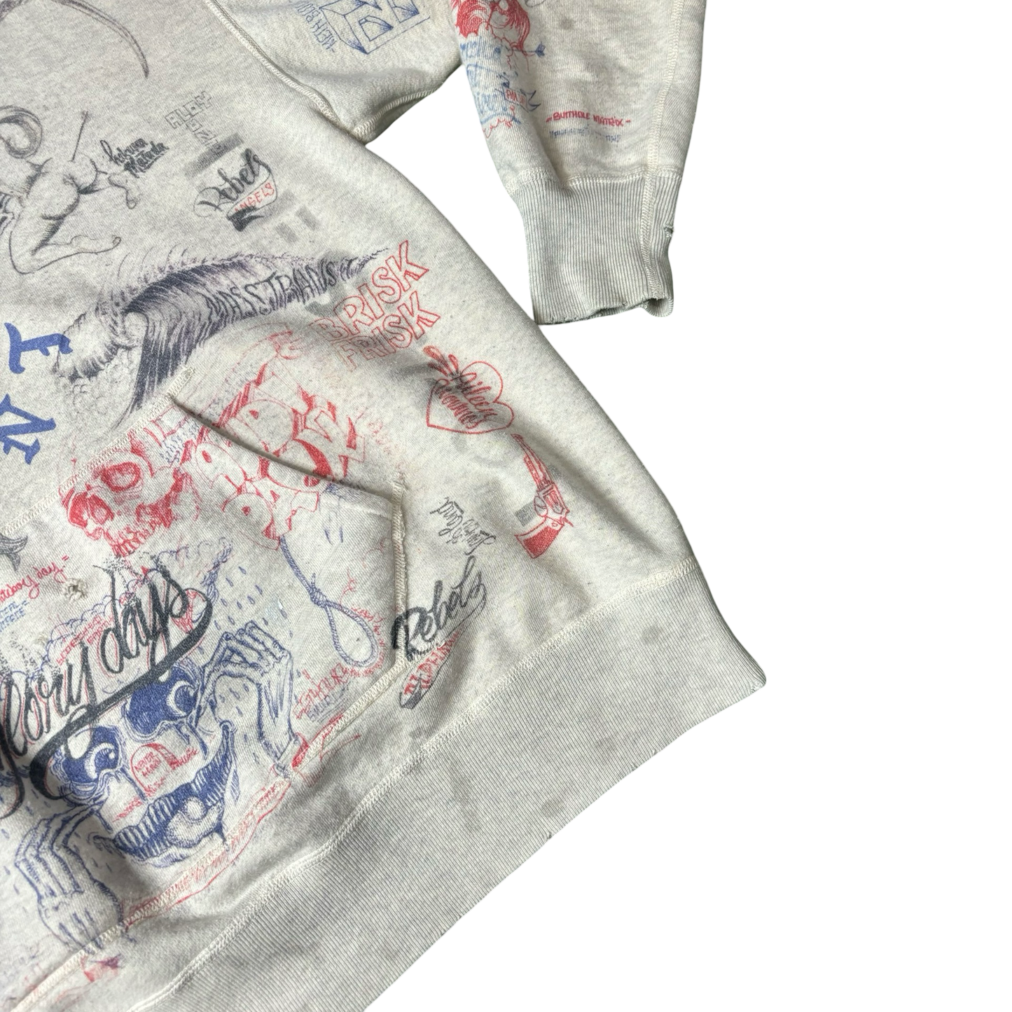 Saint Michael LA Graffiti Hoodie