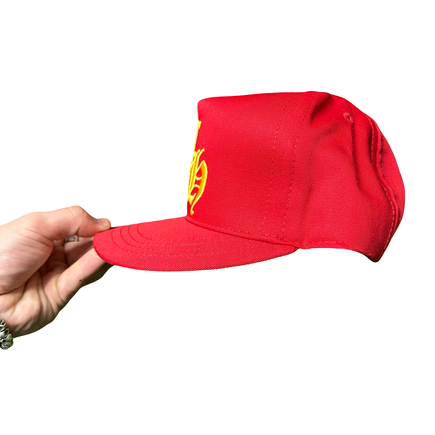 Chrome Hearts Red Trucker Hat