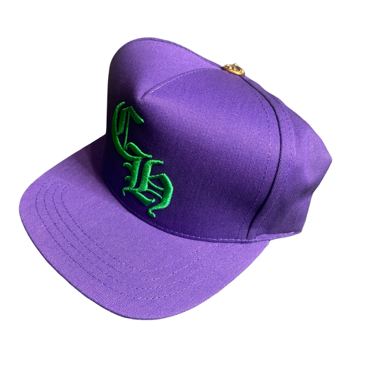 Chrome Hearts Purple CH Trucker Hat