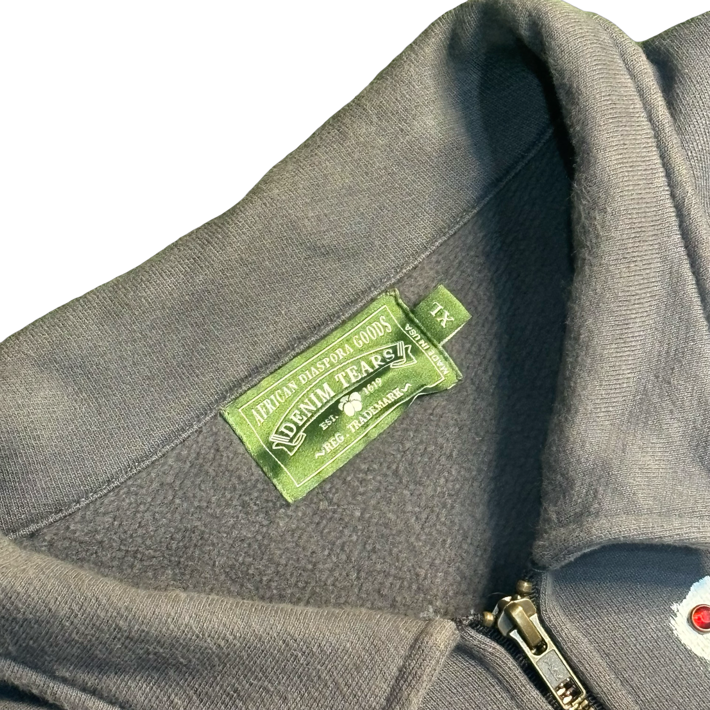 Denim Tears Gemstone Quarter Zip Sweater