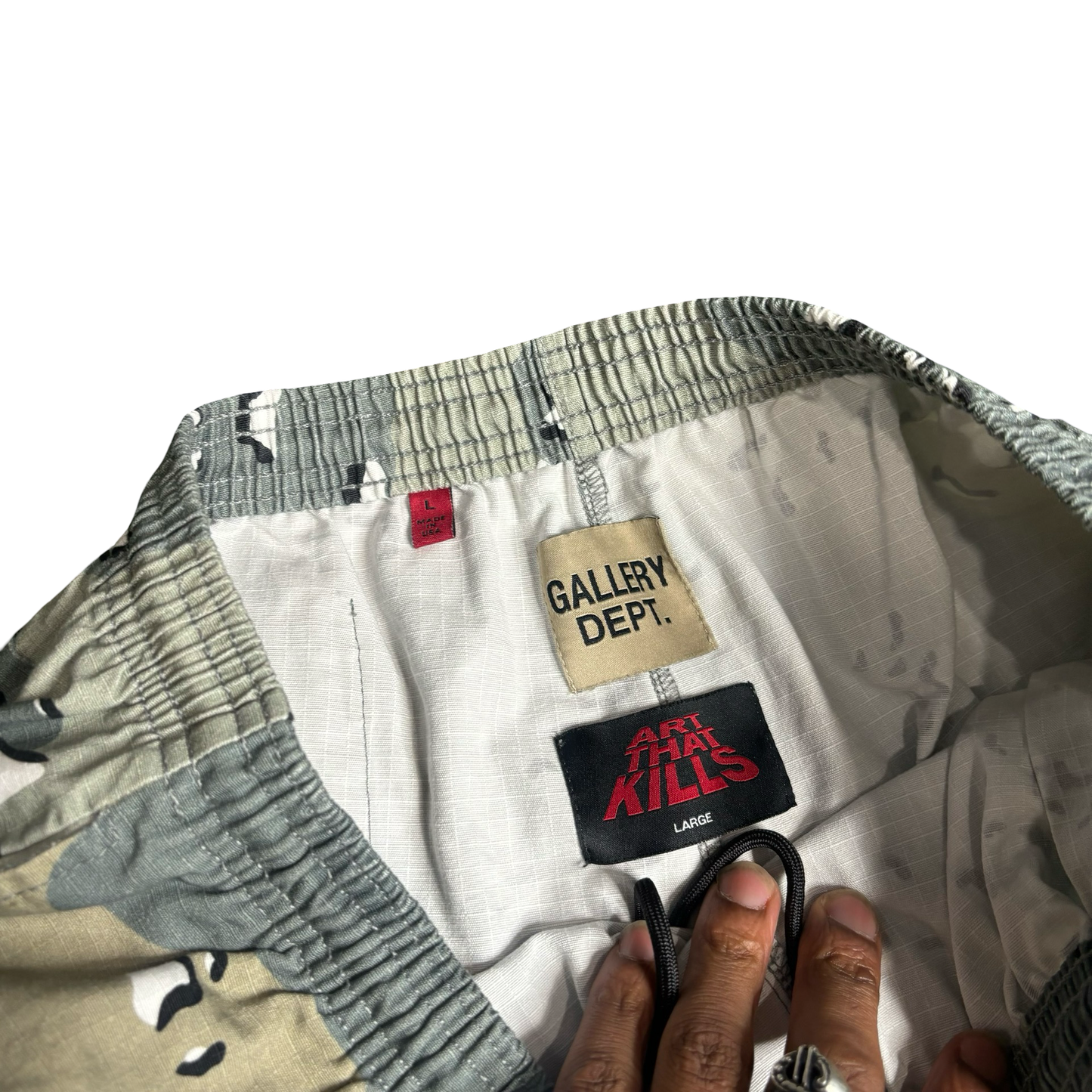 Gallery Dept. Art That Kills Camo Shorts