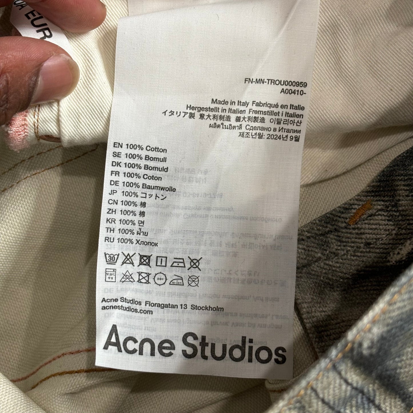 Acne Studios Trompe L’oeil Painter Pants