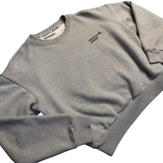 Enfants Riches Déprimés Grey Paint Logo Sweatshirt