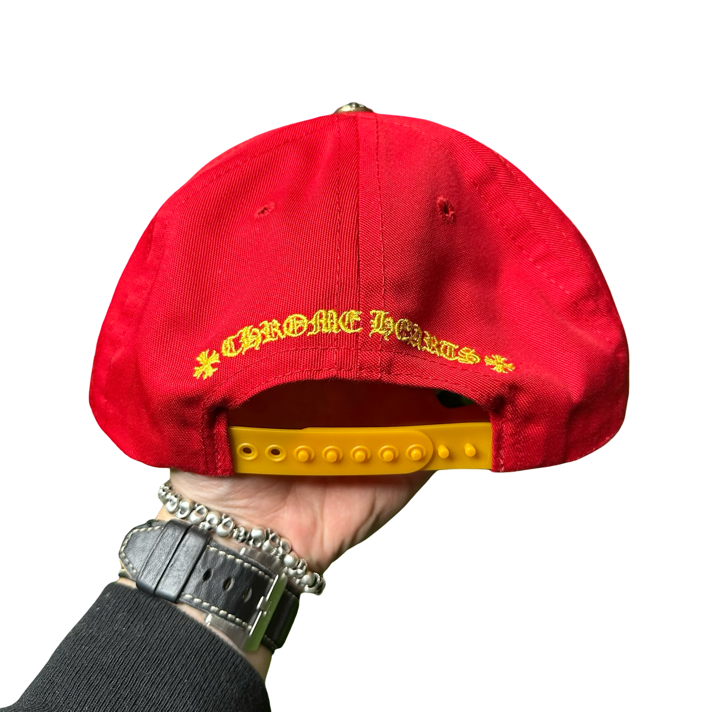 Chrome Hearts Red Trucker Hat