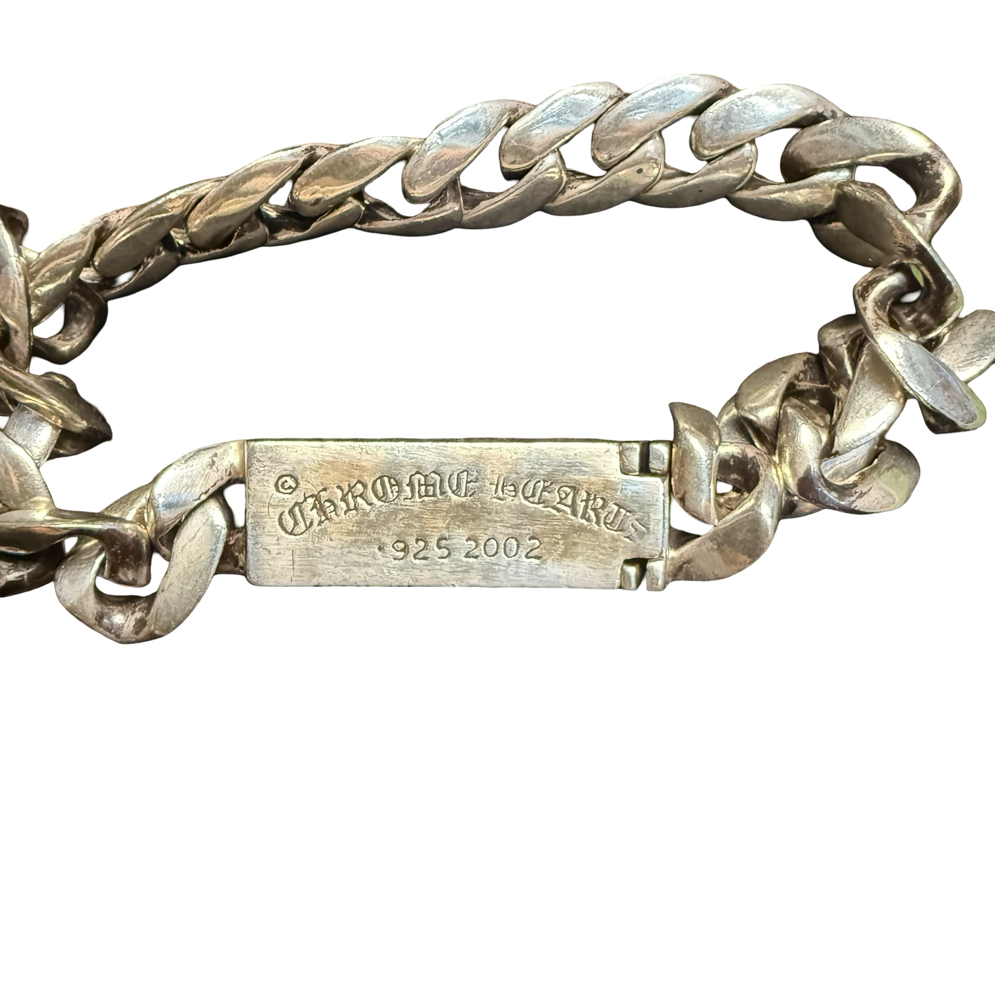 Chrome Hearts Diamond Floral ID Bracelet