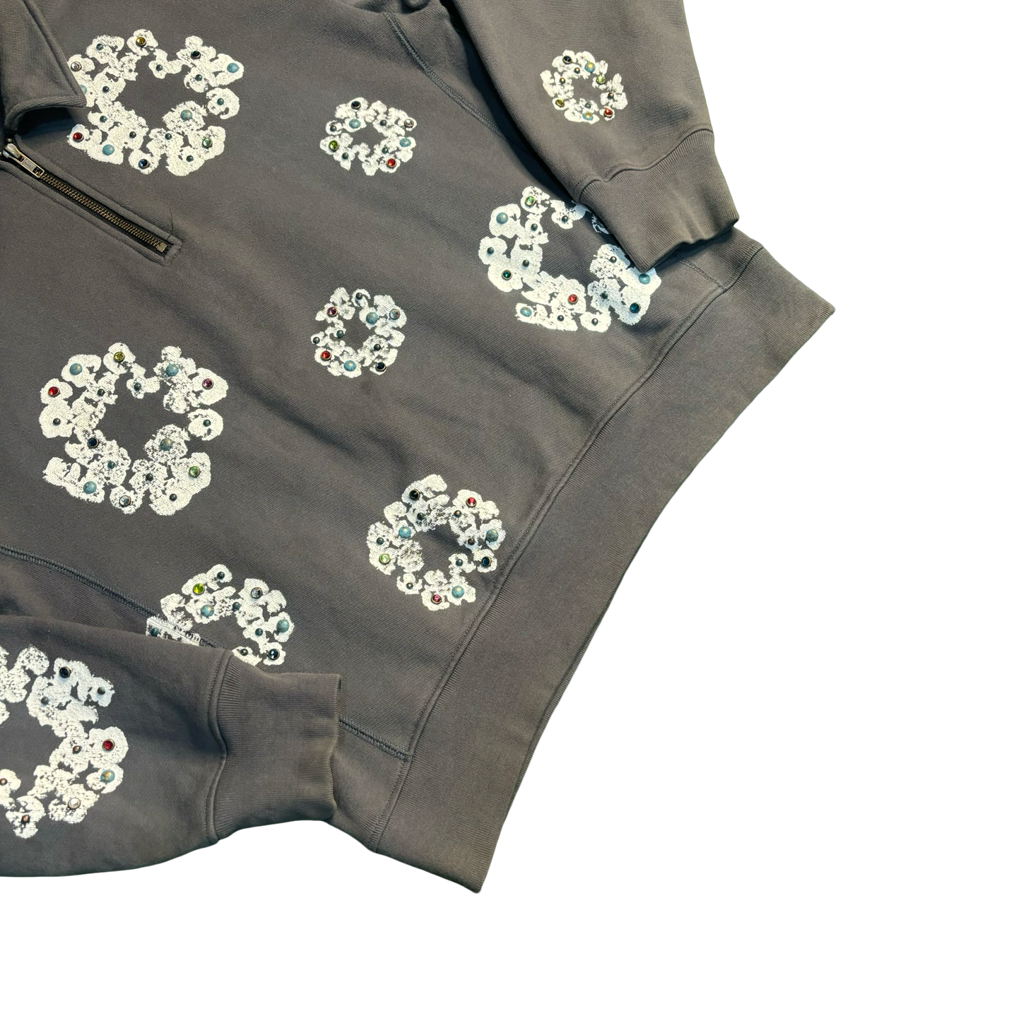 Denim Tears Gemstone Quarter Zip Sweater