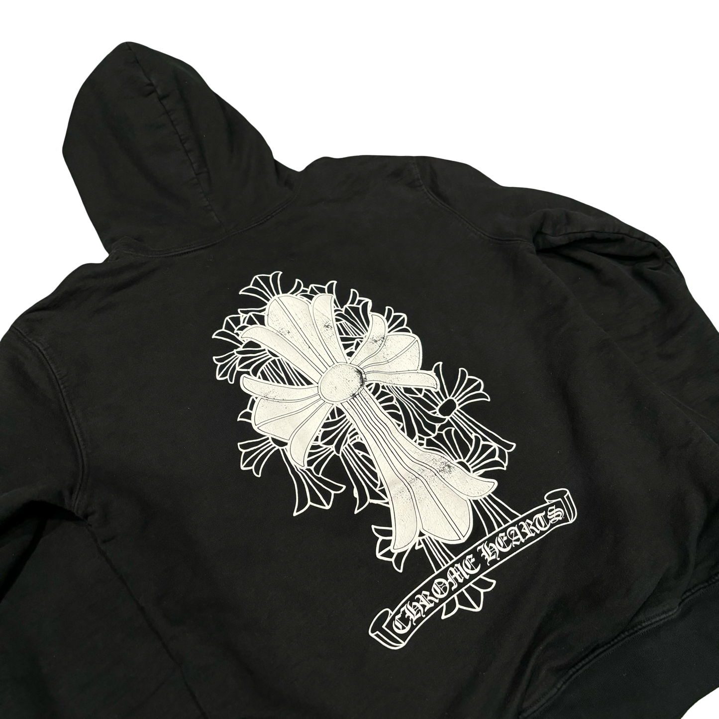 Chrome Hearts Vintage Thermal Zip-Up Hoodie
