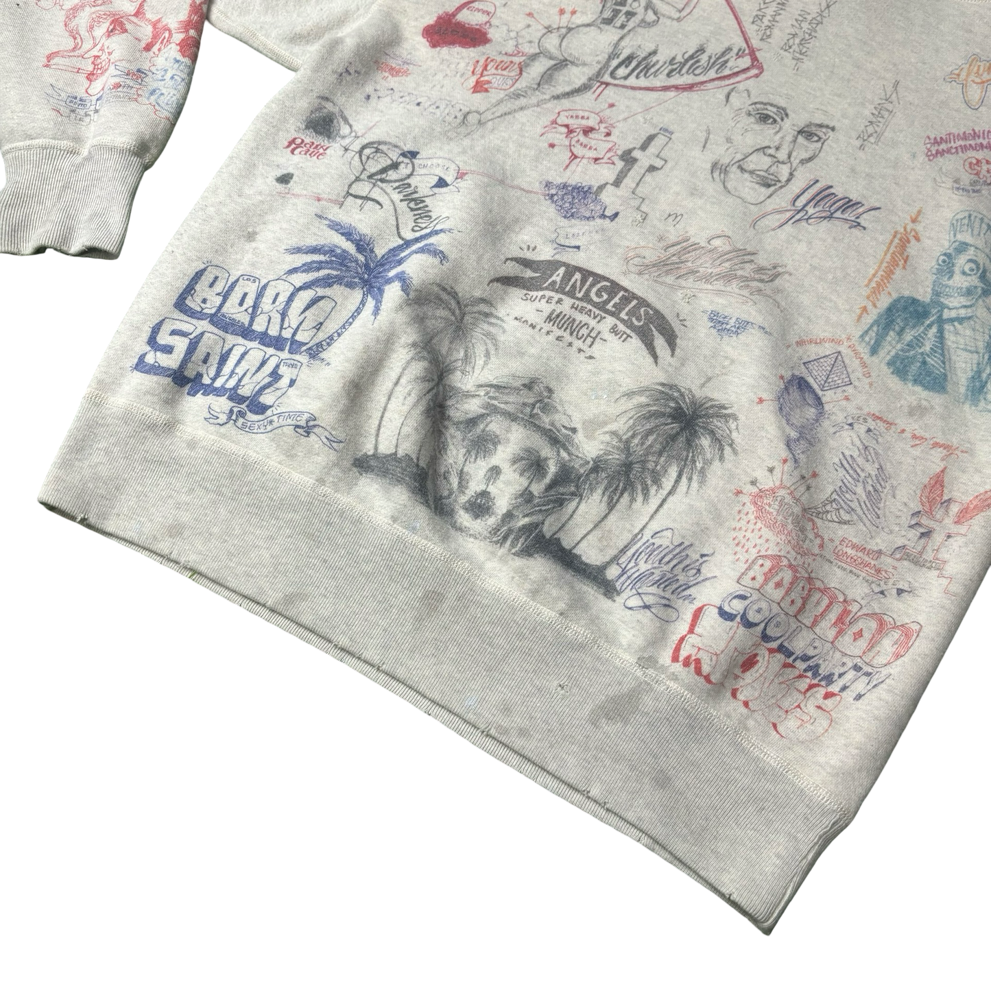 Saint Michael LA Graffiti Hoodie