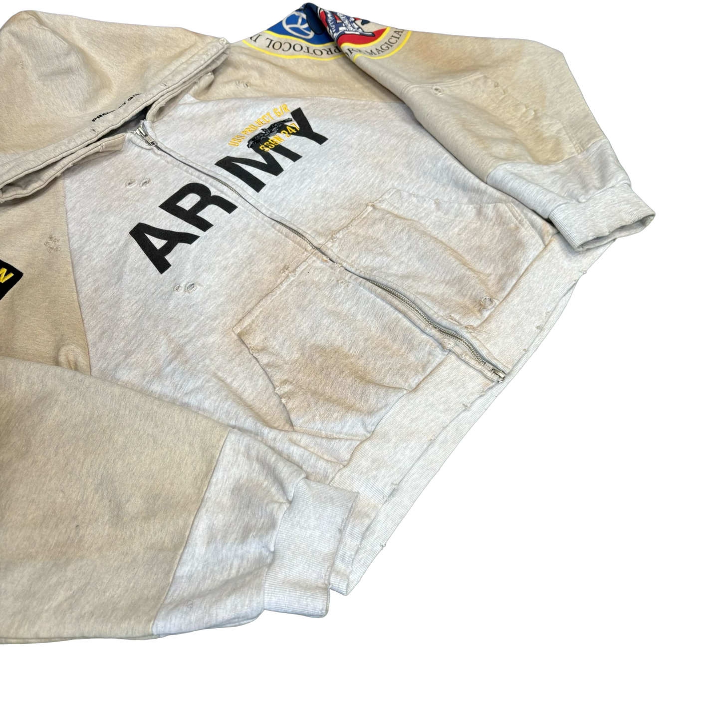Project GR NYC Exclusive Army Zip-Up Hoodie