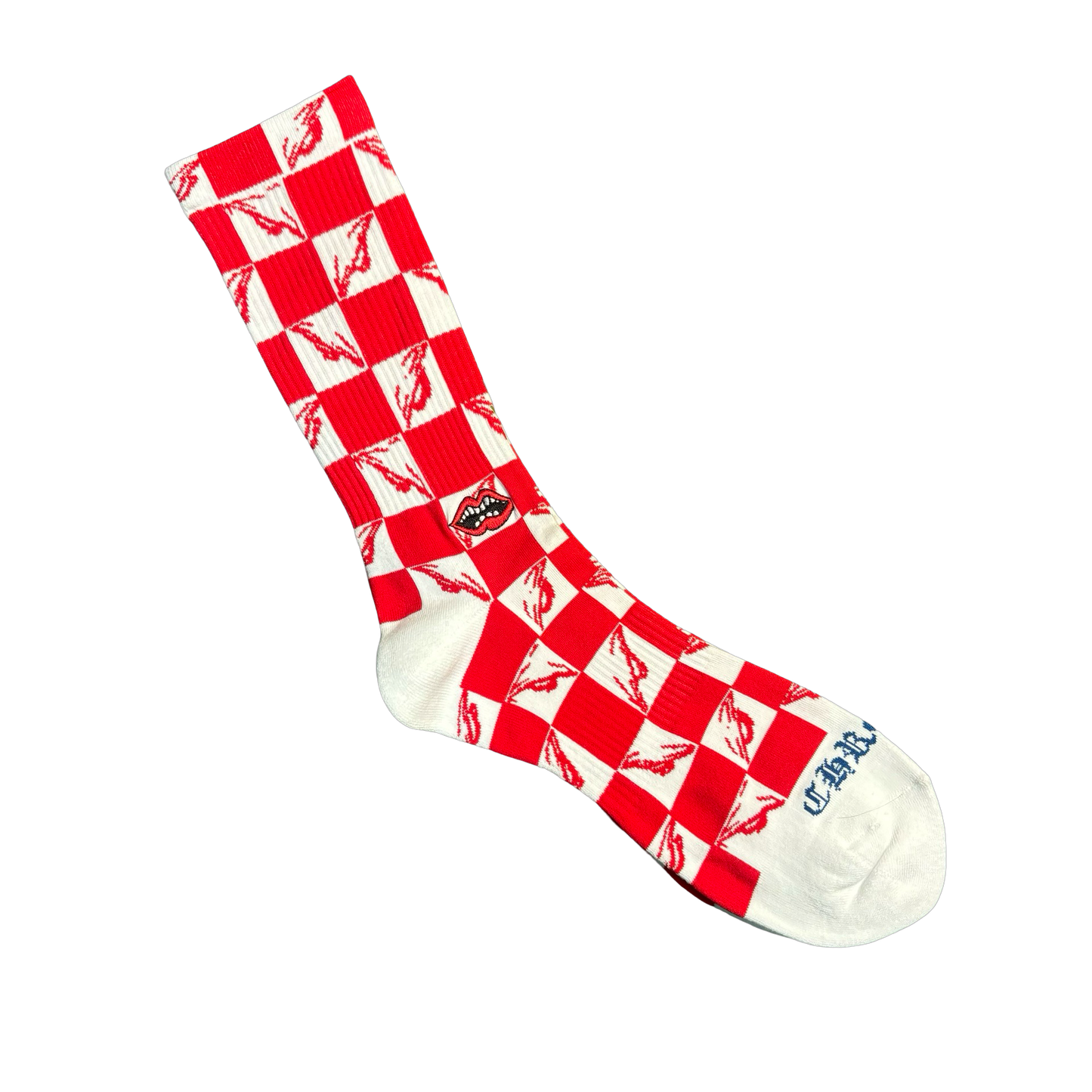 Chrome Hearts Red Matty Boy Socks