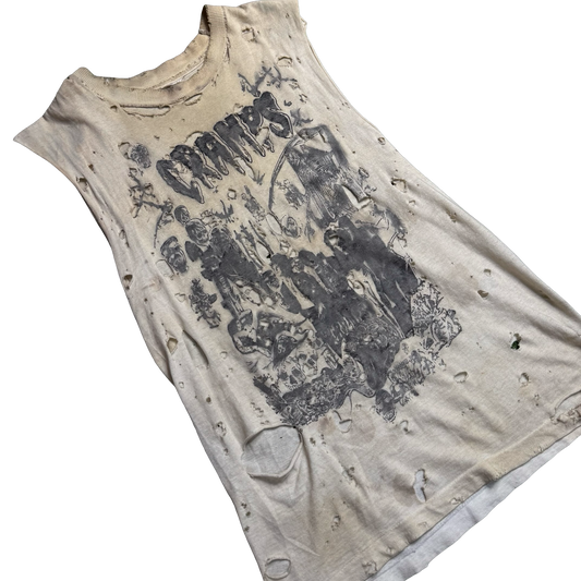 Vintage 1980s The Cramps Cut-Off