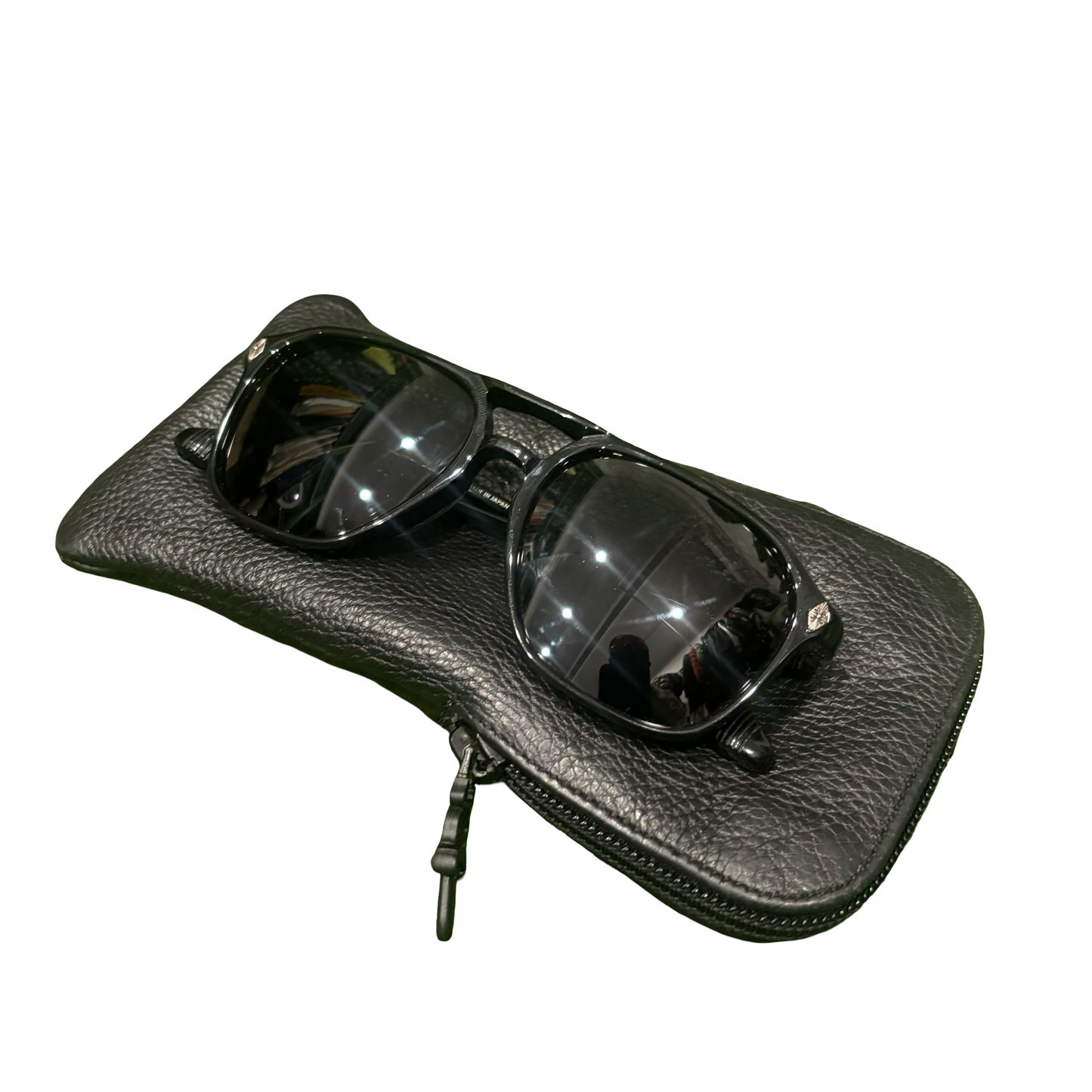 Chrome Hearts Zipher Glasses w/ Case