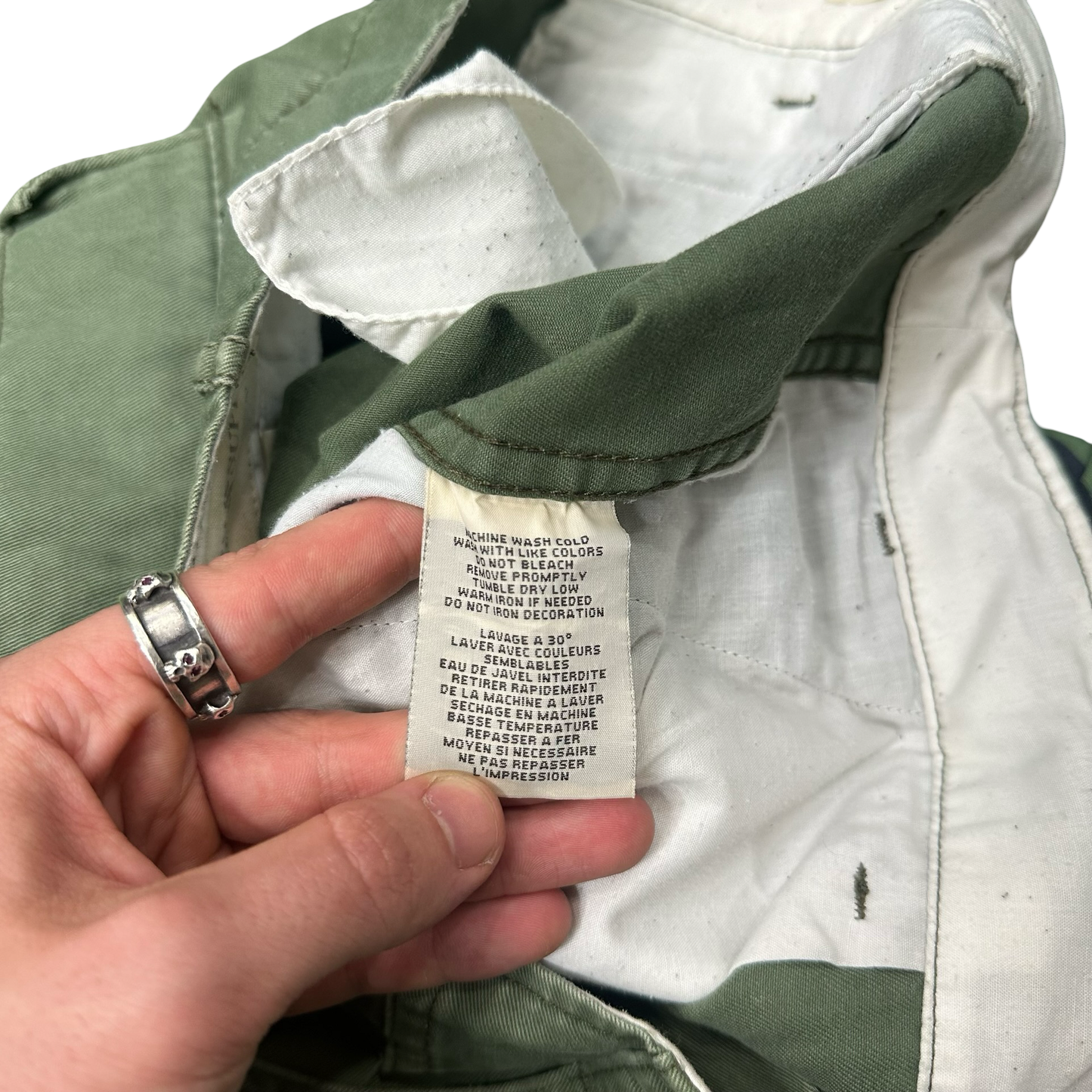 Ralph Lauren Camo Pocket Green Cargo Shorts