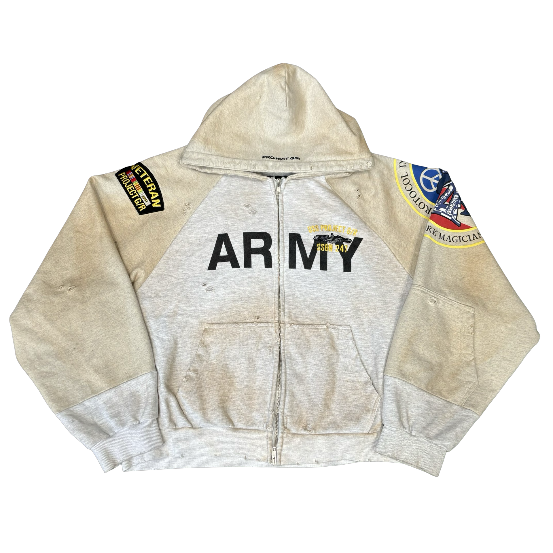 Project GR NYC Exclusive Army Zip-Up Hoodie – The Topic NYC Project GR NYC Exclusive Army Zip-Up Hoodie – The Topic NYC